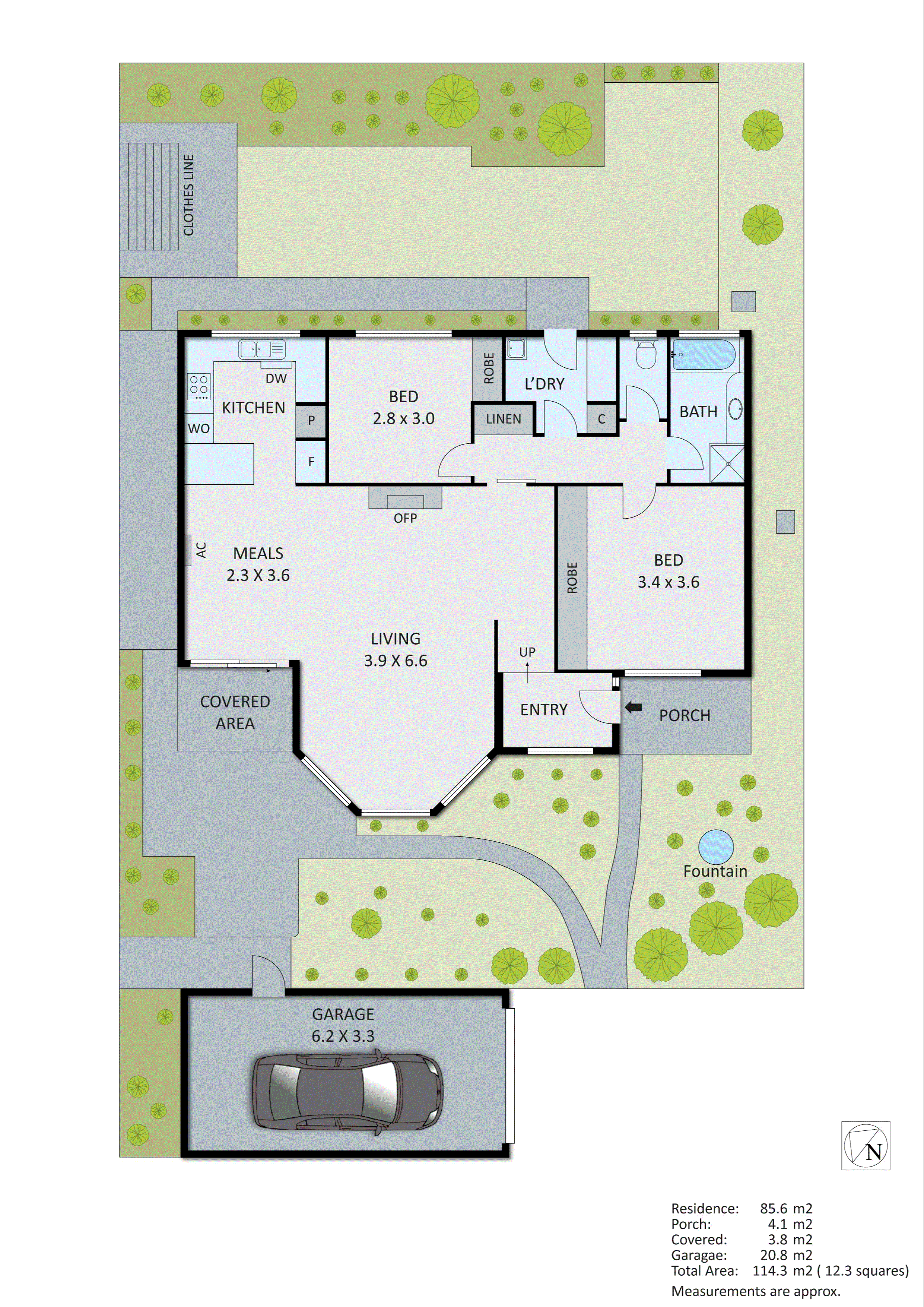 2/63 Como Parade East, Parkdale VIC 3195 - Floorplan