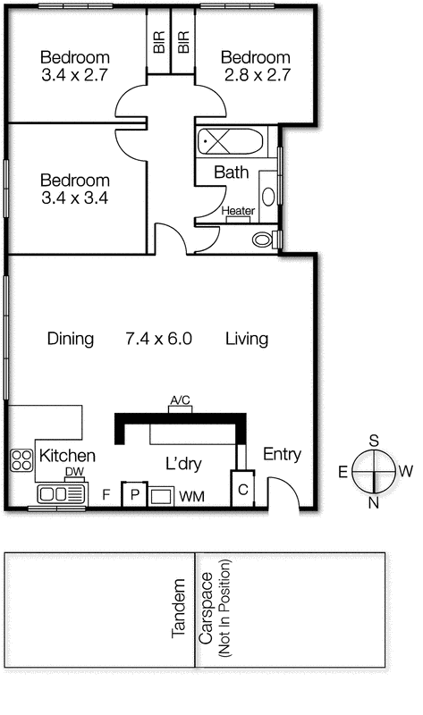 2/64 Alma Road, St Kilda VIC 3182 - Floorplan