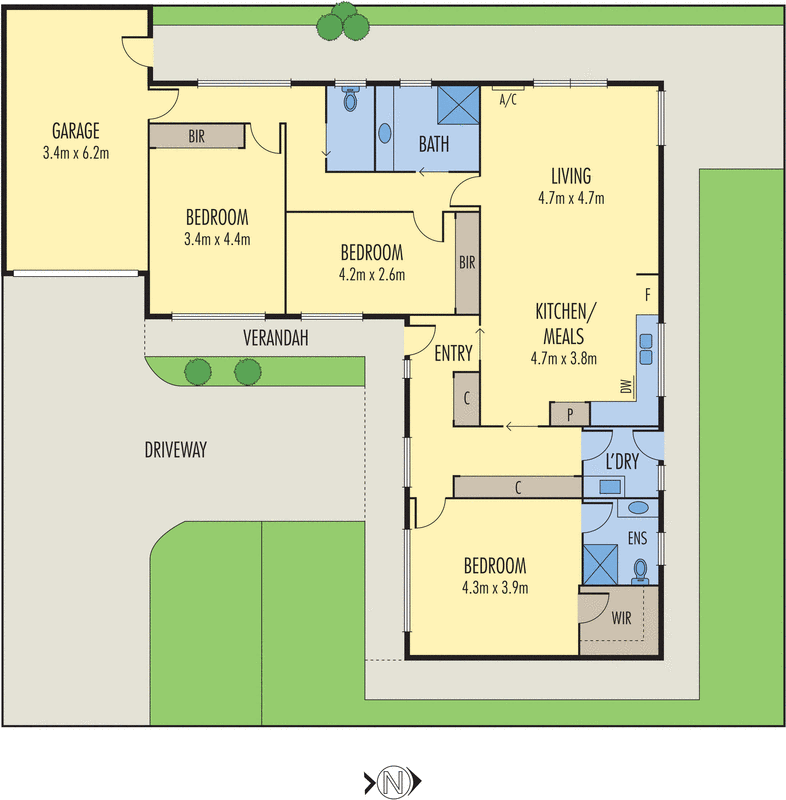 2/64 Sladen Street, Hamlyn Heights VIC 3215 - Floorplan
