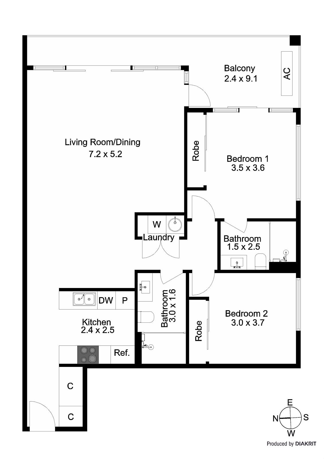 264/226-228 Bay Road, Sandringham VIC 3191 - Floorplan