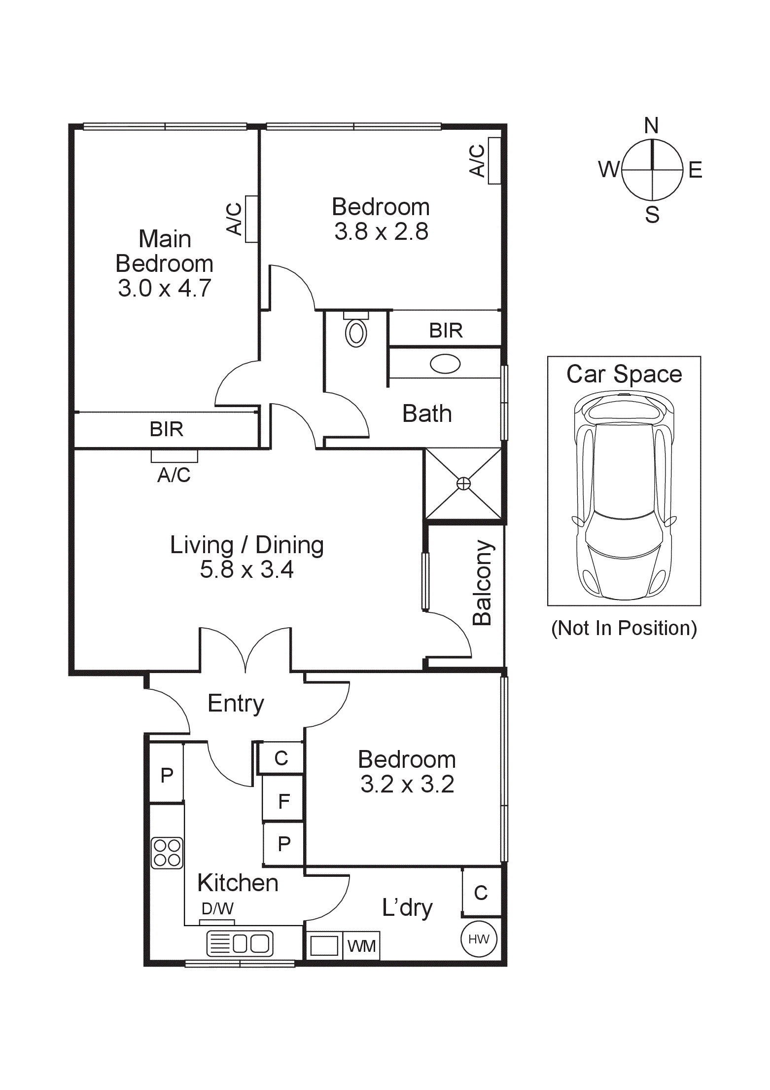 26/425 Toorak Road, Toorak VIC 3142 - Floorplan