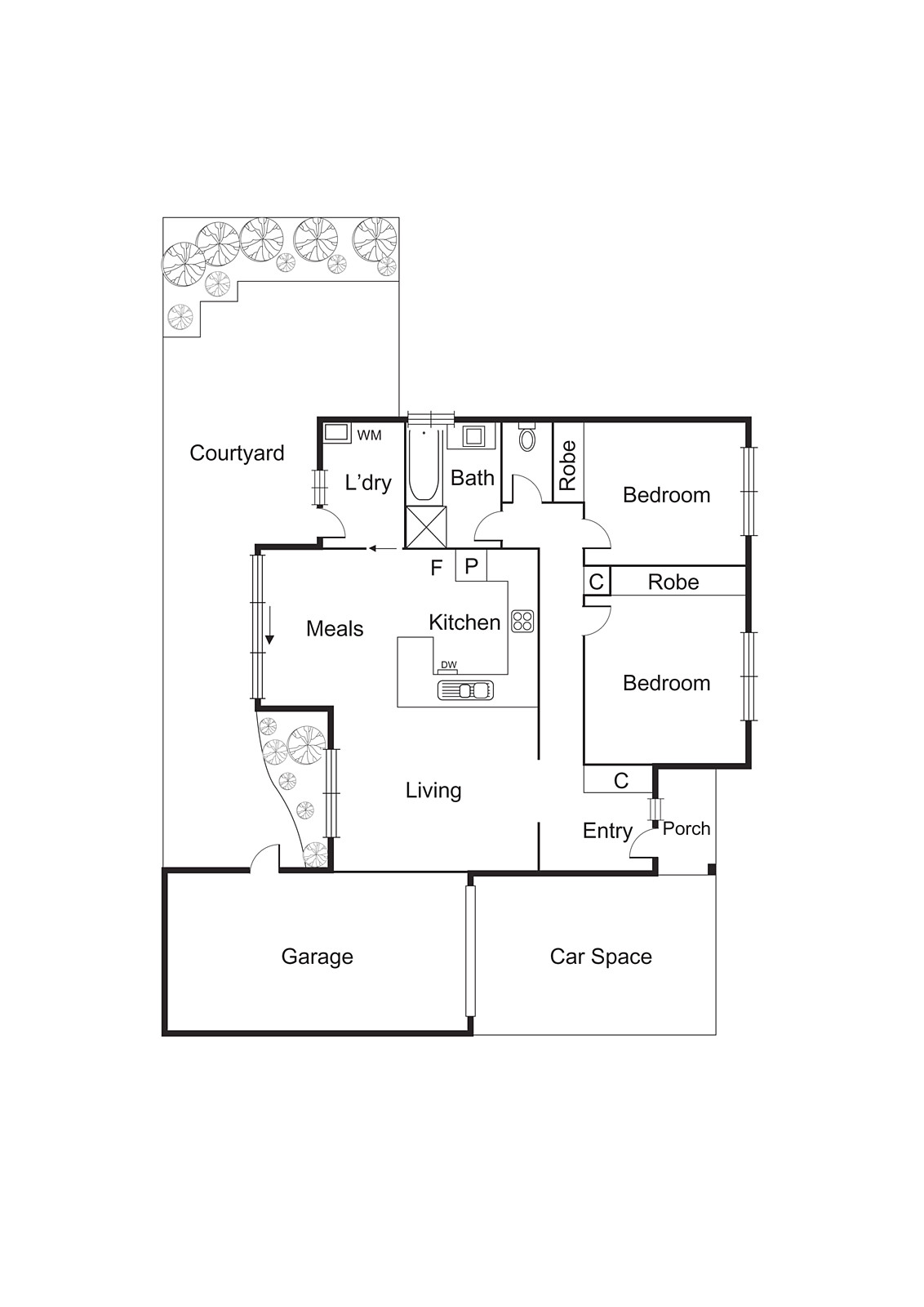 2/65 Elsie Grove, Edithvale VIC 3196 - Floorplan