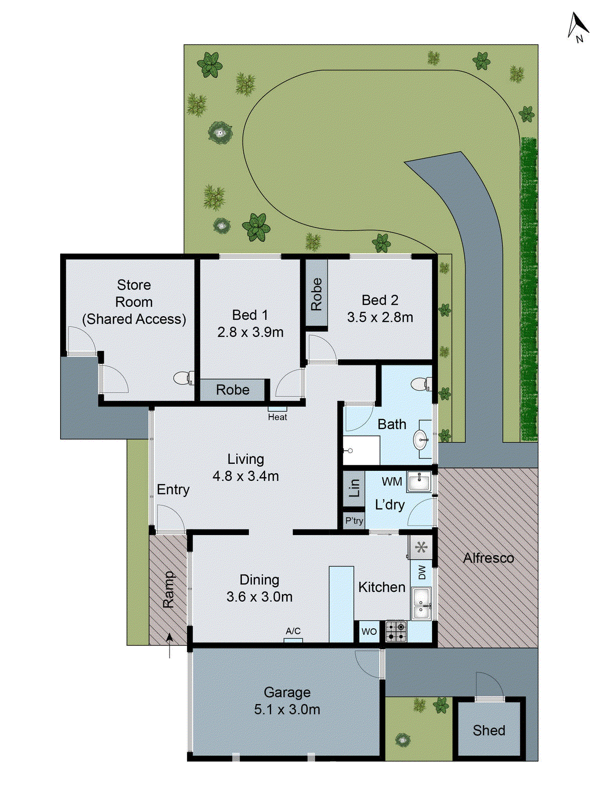 2/66-70 Reynolds Road, Belmont VIC 3216 - Floorplan