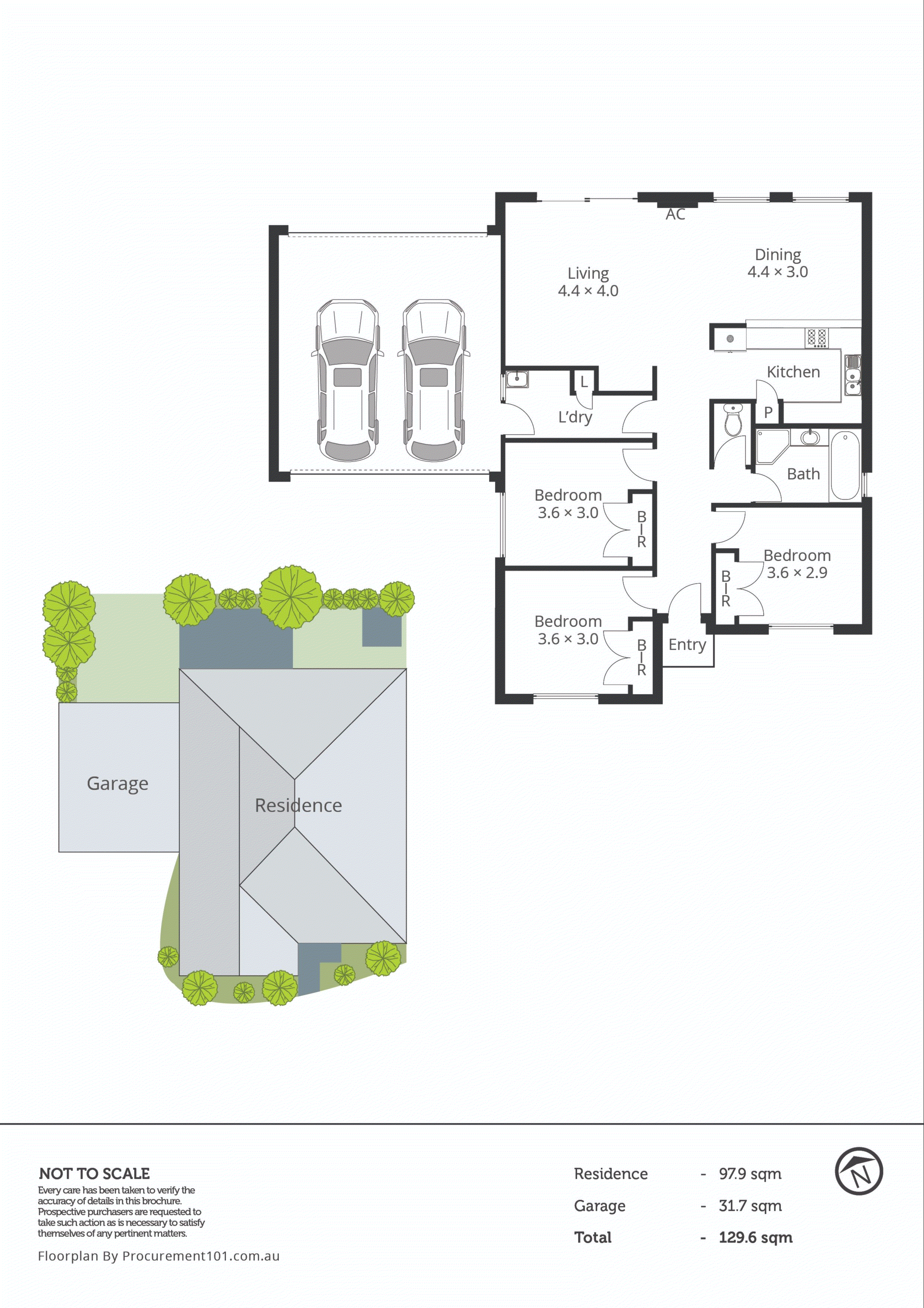 2/66 Dunblane Road, Noble Park VIC 3174 - Floorplan