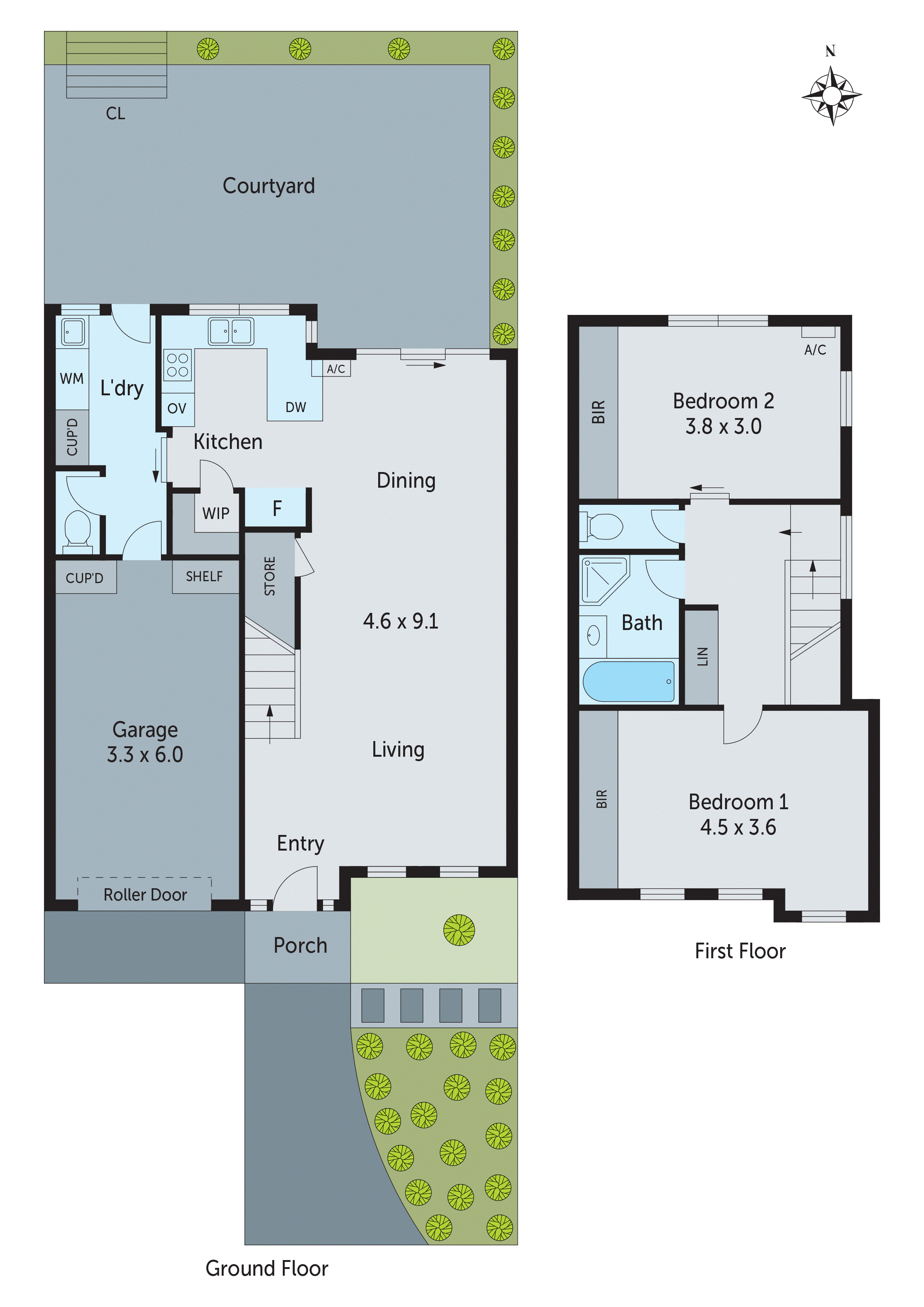 2/66 Noble Street, Newtown VIC 3220 - Floorplan