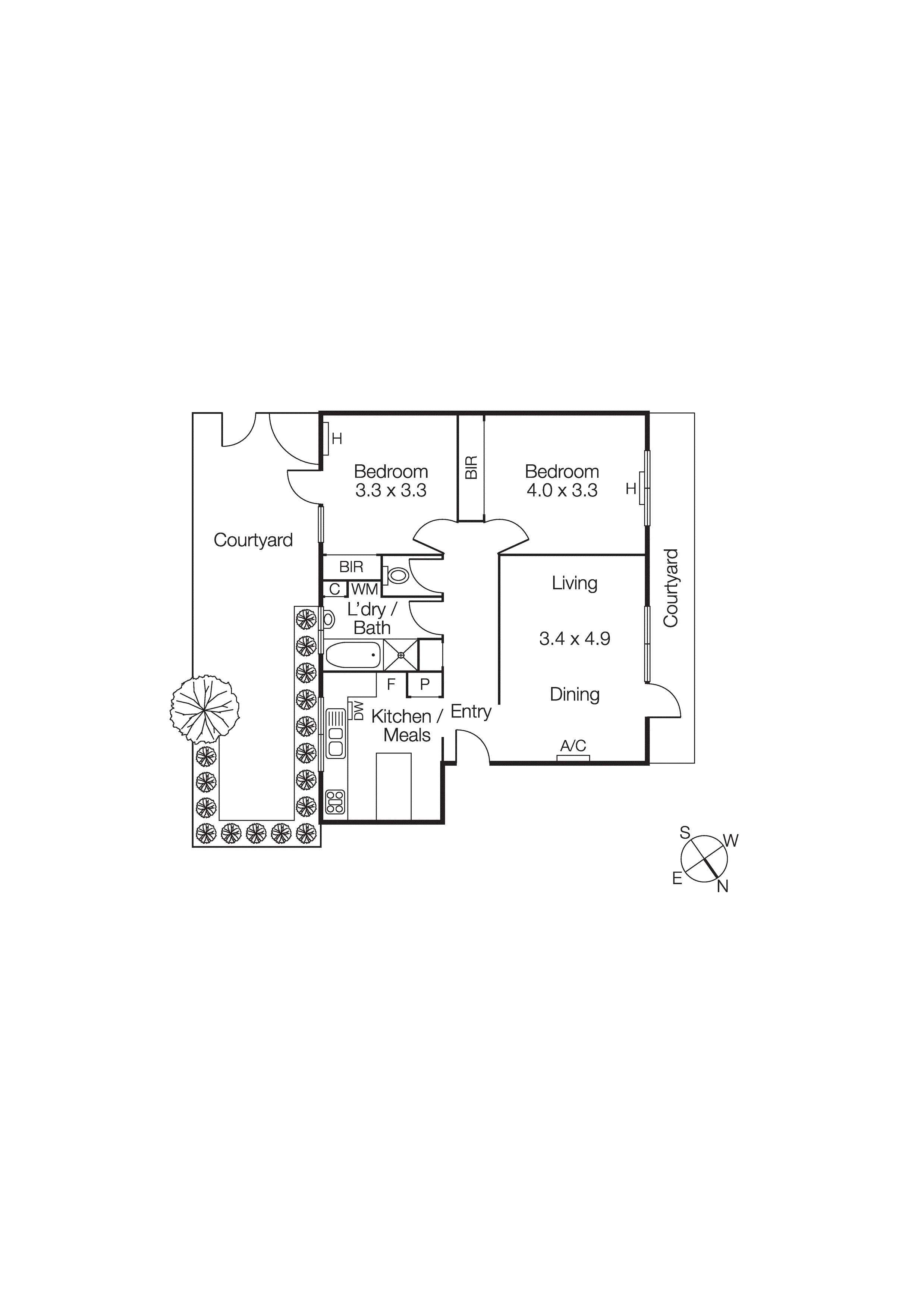 2/66 Patterson Street, Middle Park VIC 3206 - Floorplan