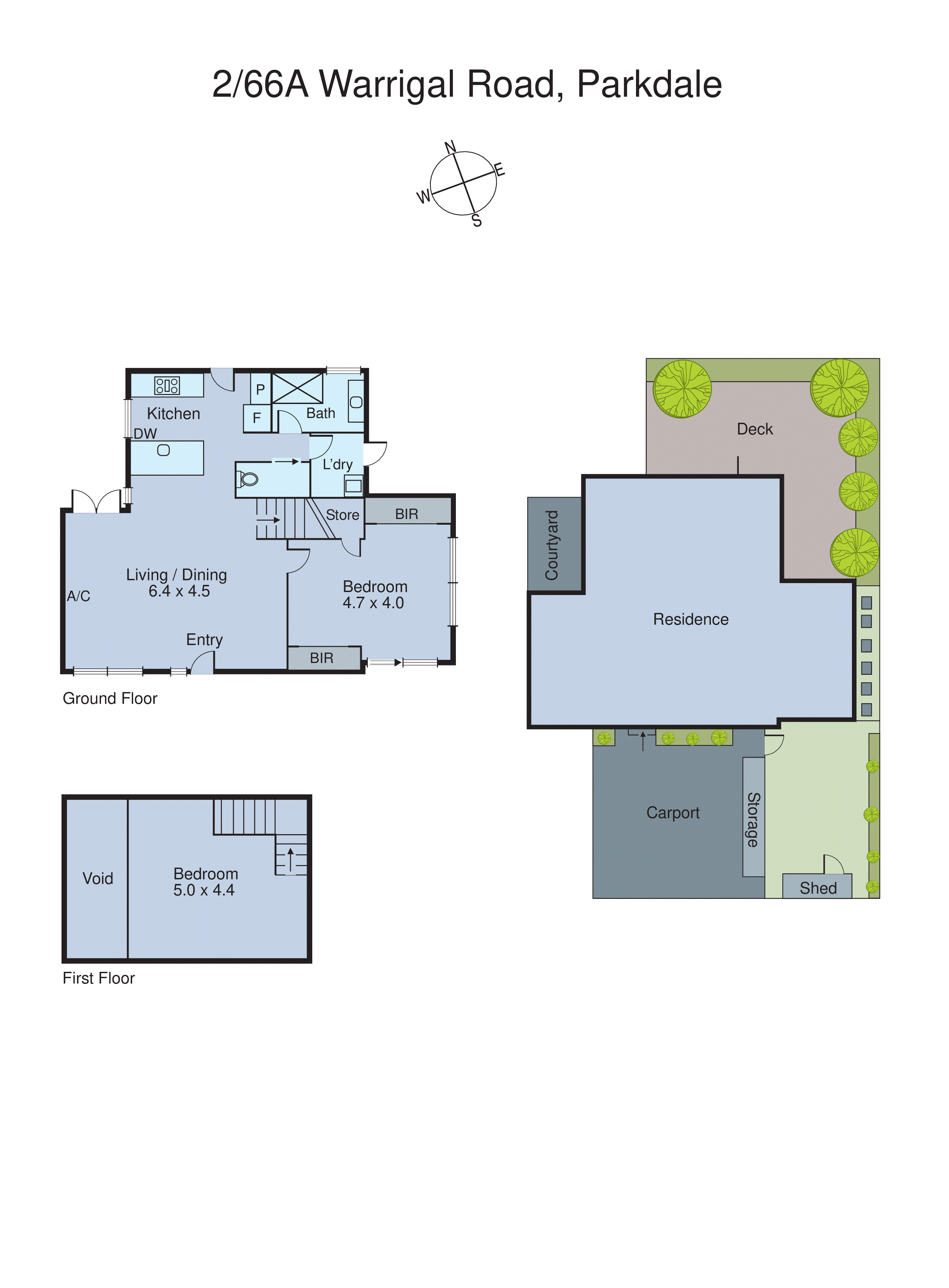 2/66A Warrigal Road, Parkdale VIC 3195 - Floorplan