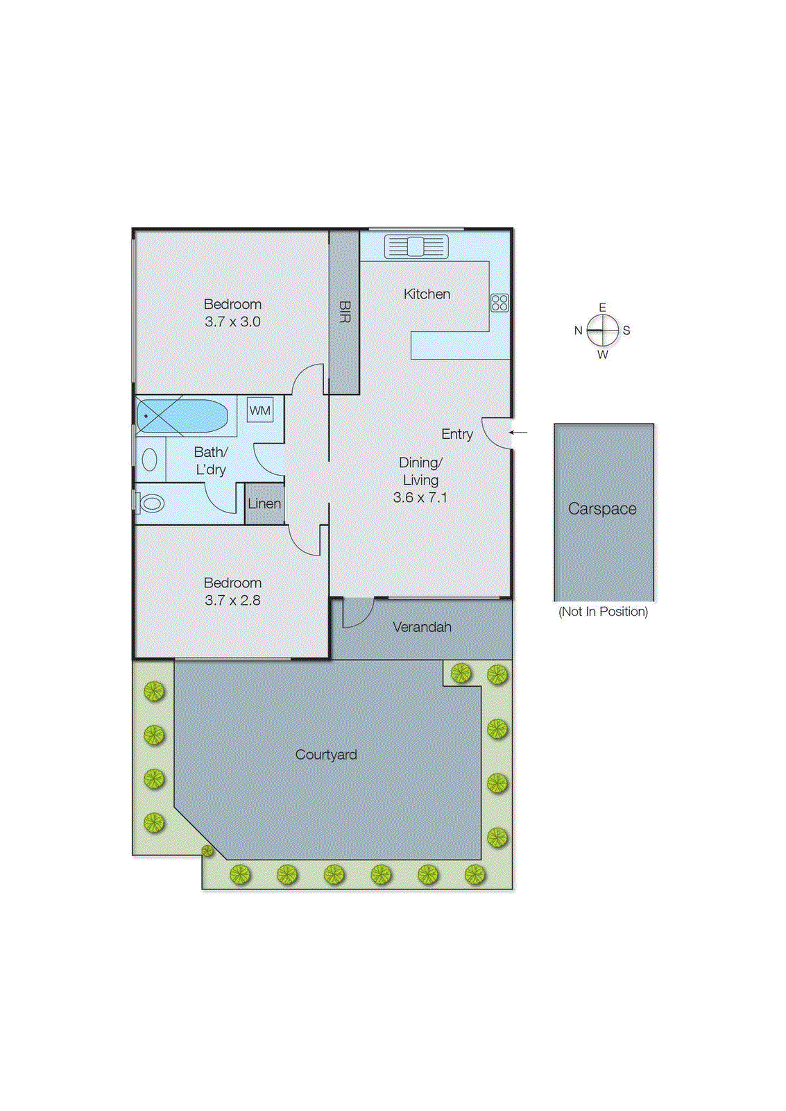 2/68-70 Warren Road, Mordialloc VIC 3195 - Floorplan