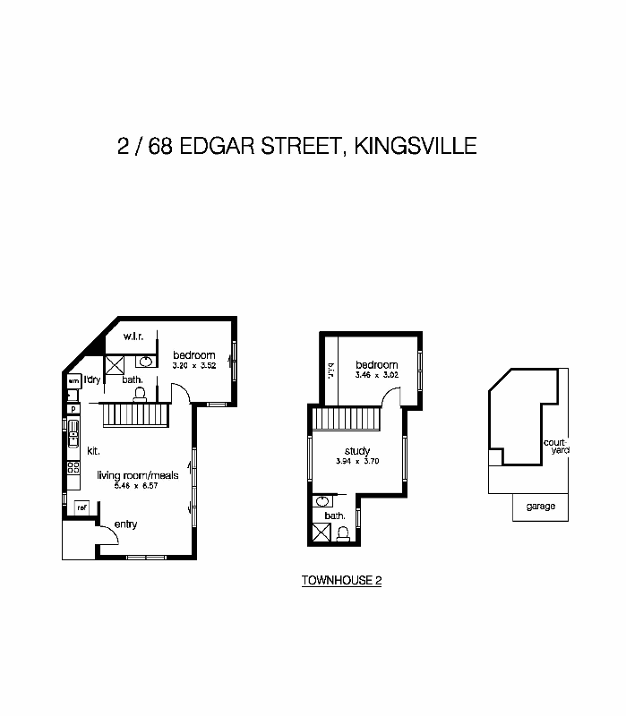 2/68 Edgar Street, KINGSVILLE VIC 3012 - Floorplan
