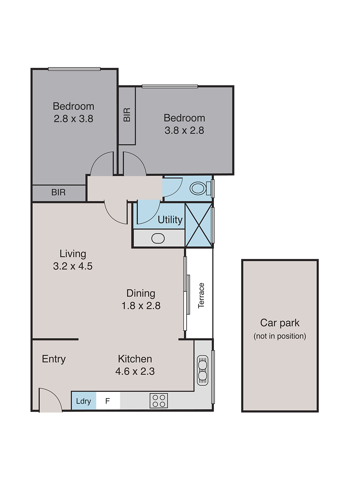 2/68 Edgar Street North, Glen Iris VIC 3146 - Floorplan