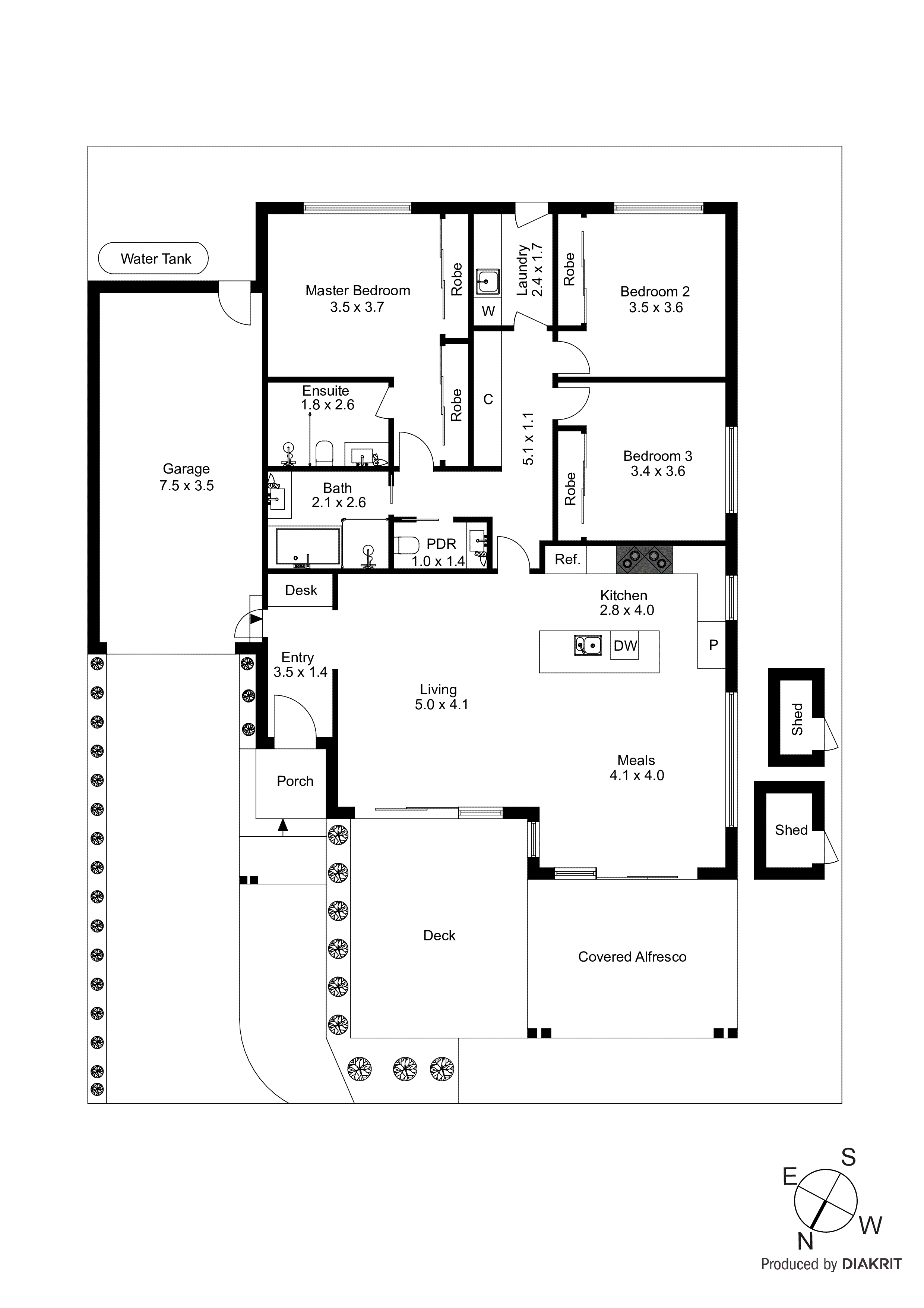 2/68 Golden Avenue, Bonbeach VIC 3196 - Floorplan