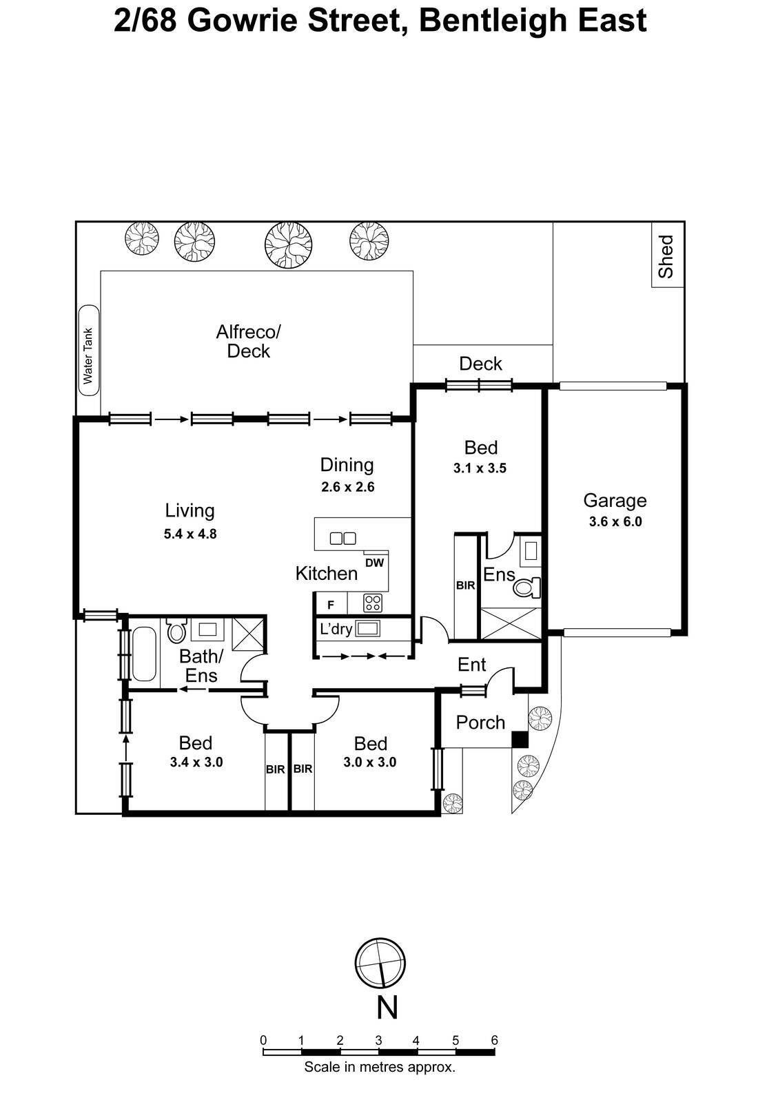 2/68 Gowrie Street, Bentleigh East VIC 3165 - Floorplan
