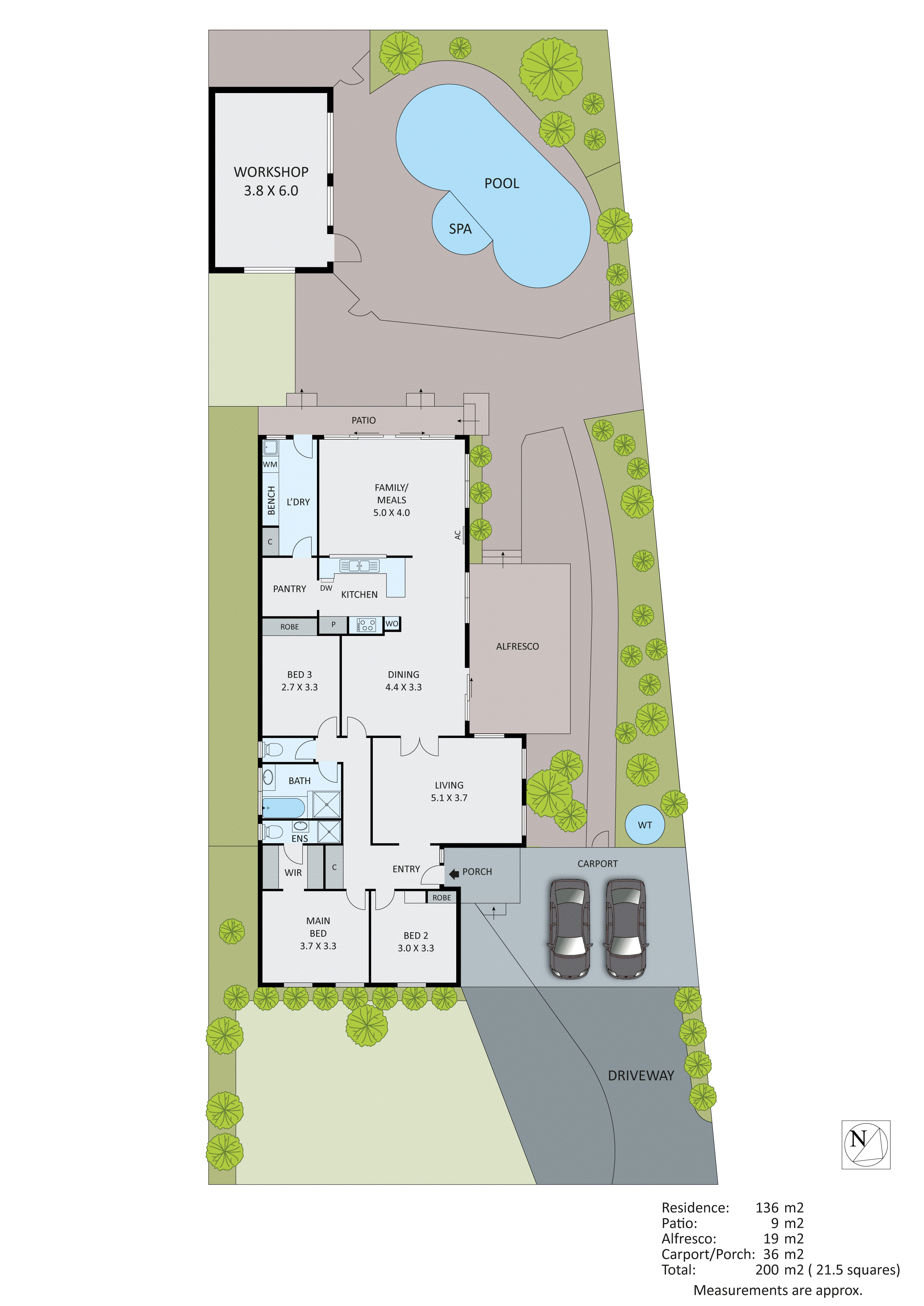 268 Spring Road, Dingley Village VIC 3172 - Floorplan