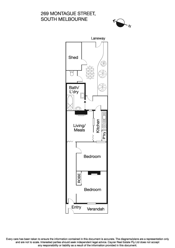 269 Montague Street, SOUTH MELBOURNE VIC 3205 - Floorplan
