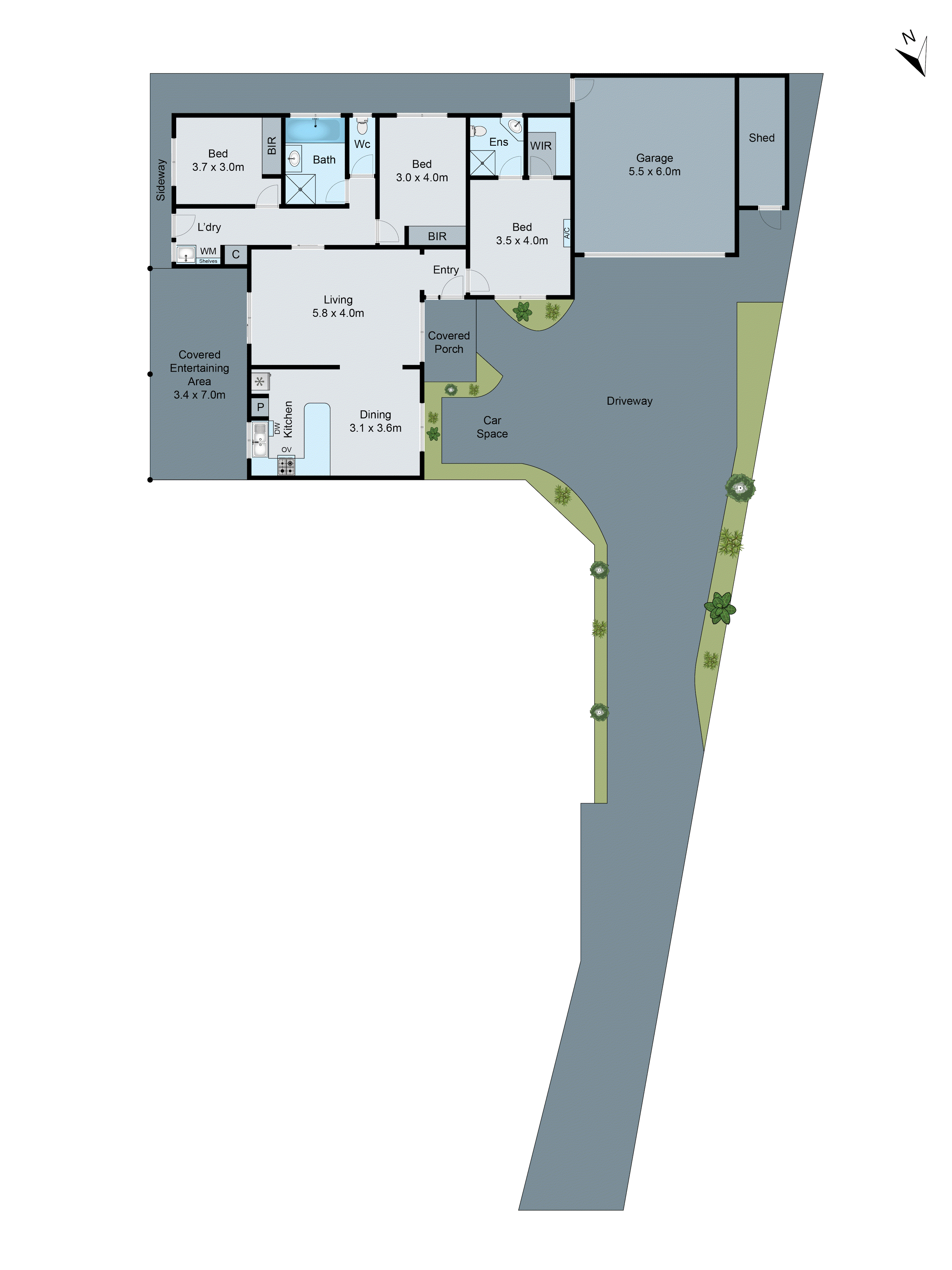 26A David Drive, Mooroolbark VIC 3138 - Floorplan