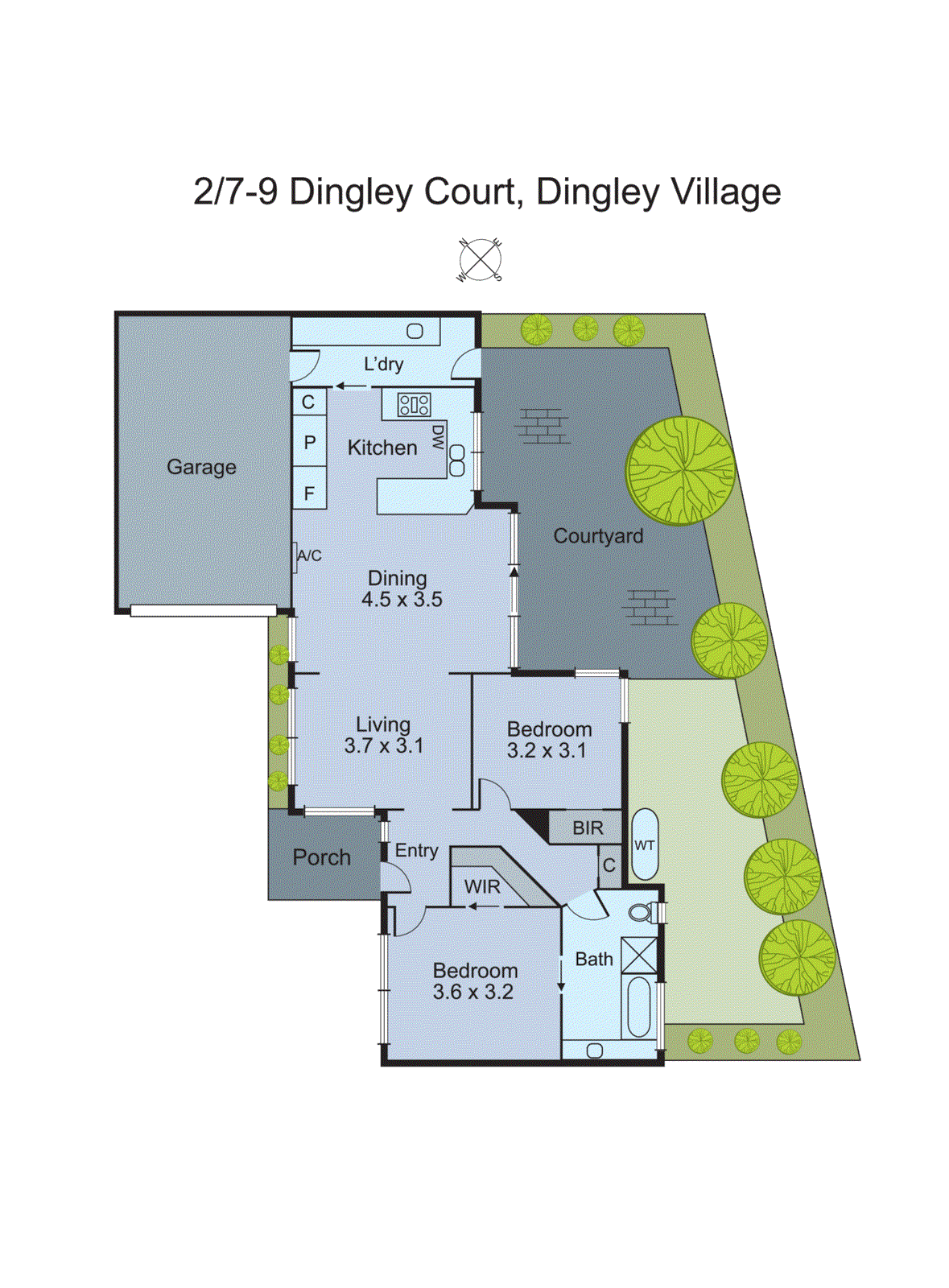 2/7-9 Dingley Court, Dingley Village VIC 3172 - Floorplan