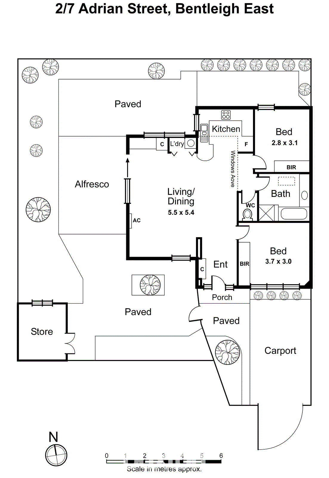 2/7 Adrian Street, Bentleigh East VIC 3165 - Floorplan