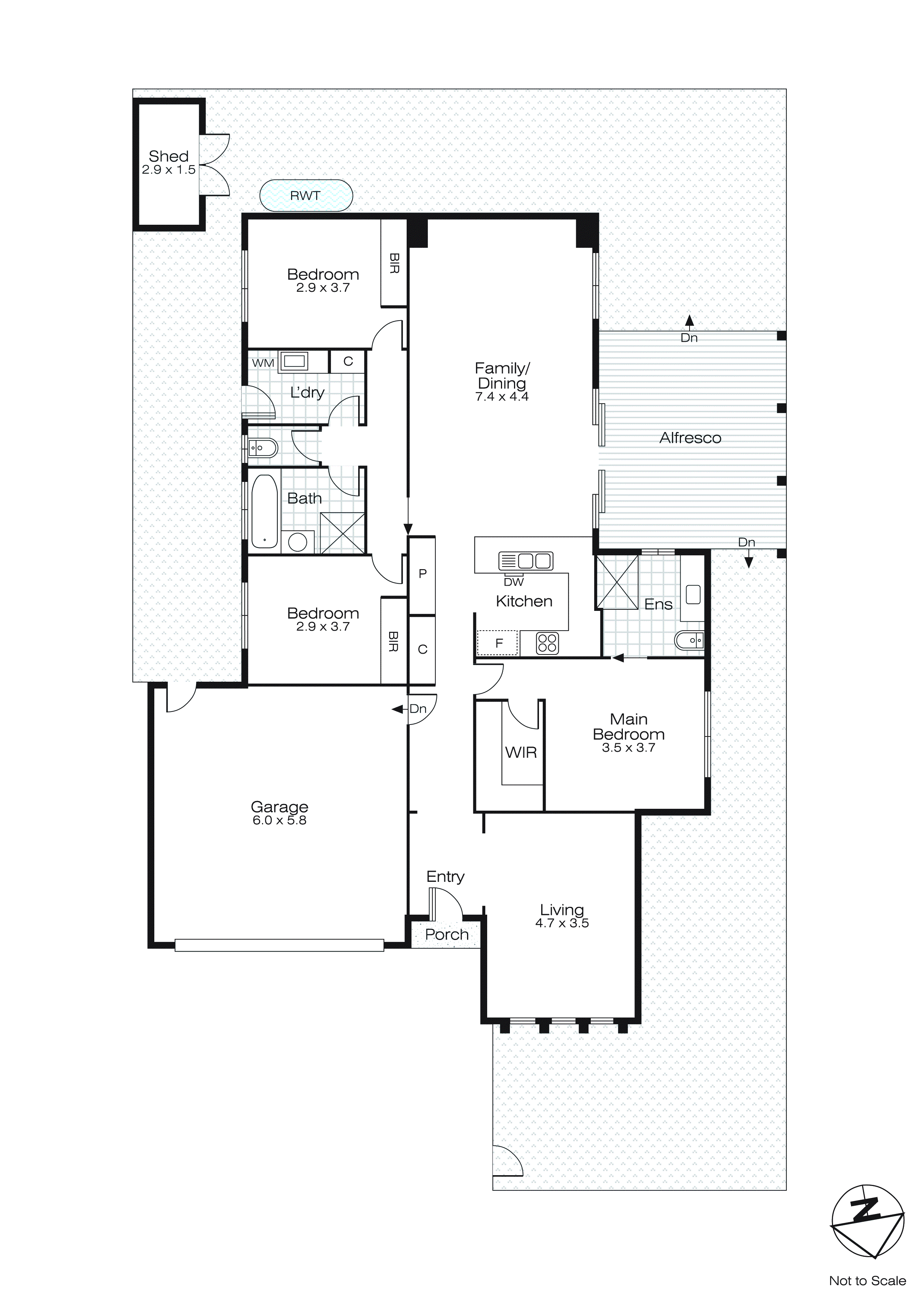 2/7 Beaufort Avenue, Alfredton VIC 3350 - Floorplan