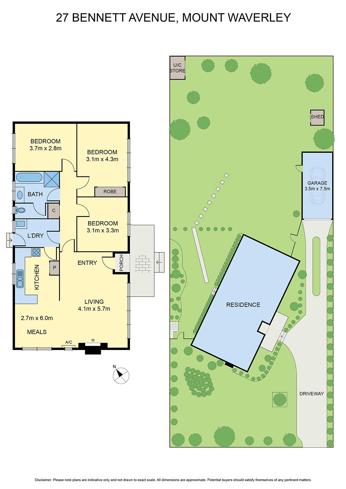 27 Bennett Avenue, Mount Waverley VIC 3149 - Floorplan