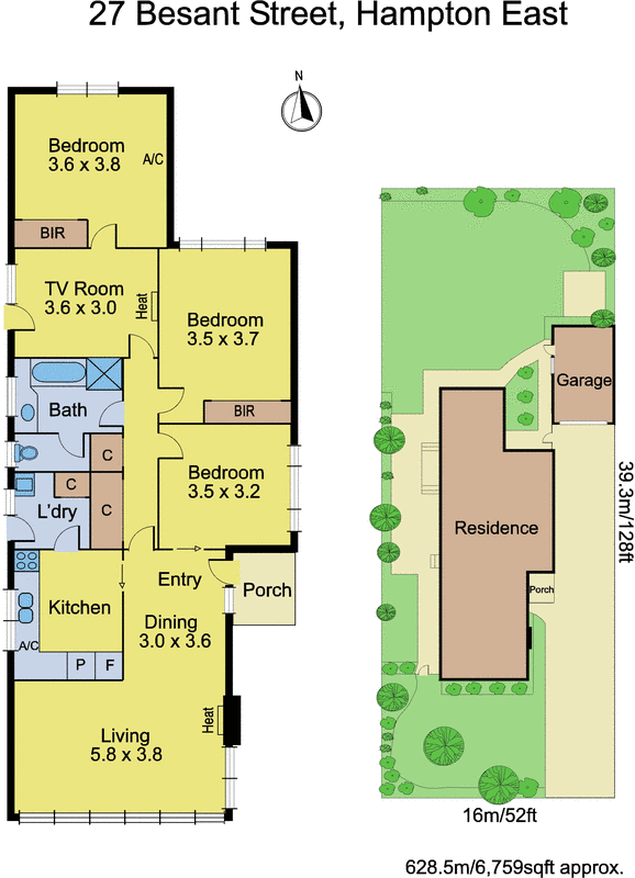 27 Besant Street, Hampton East VIC 3188 - Floorplan