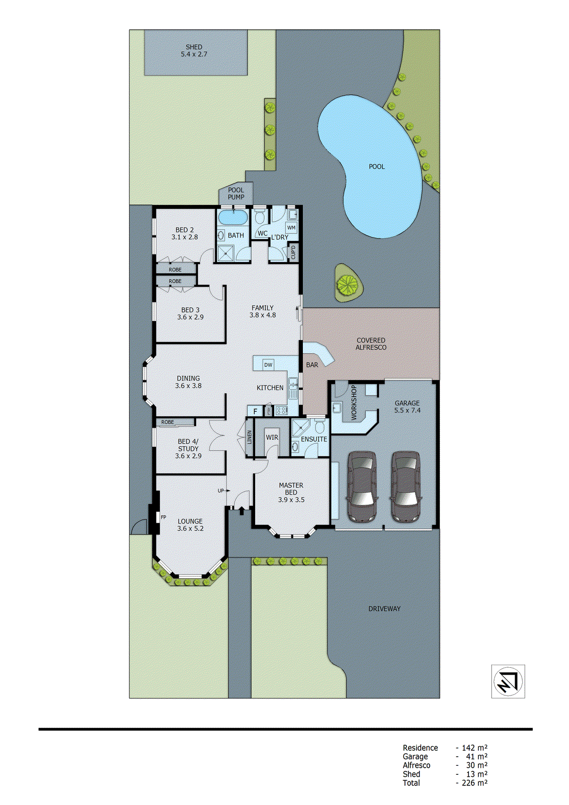 27 Bianca Drive, Aspendale Gardens VIC 3195 - Floorplan