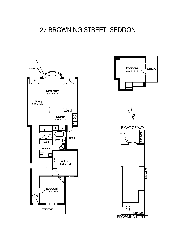 27 Browning Street, SEDDON VIC 3011 - Floorplan