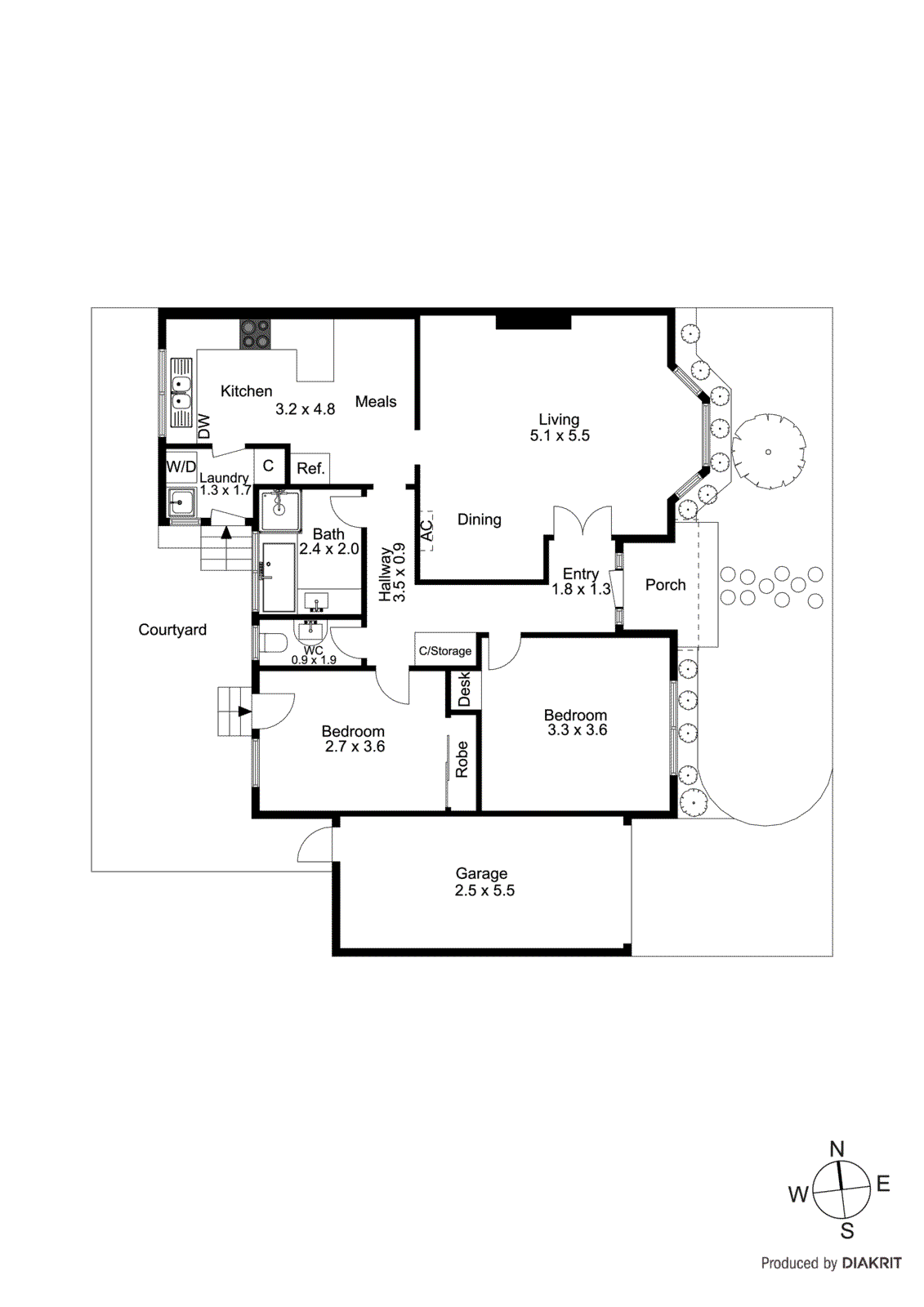2/7 First Street, Black Rock VIC 3193 - Floorplan