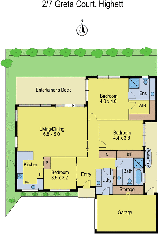 2/7 Greta Court, Highett VIC 3190 - Floorplan
