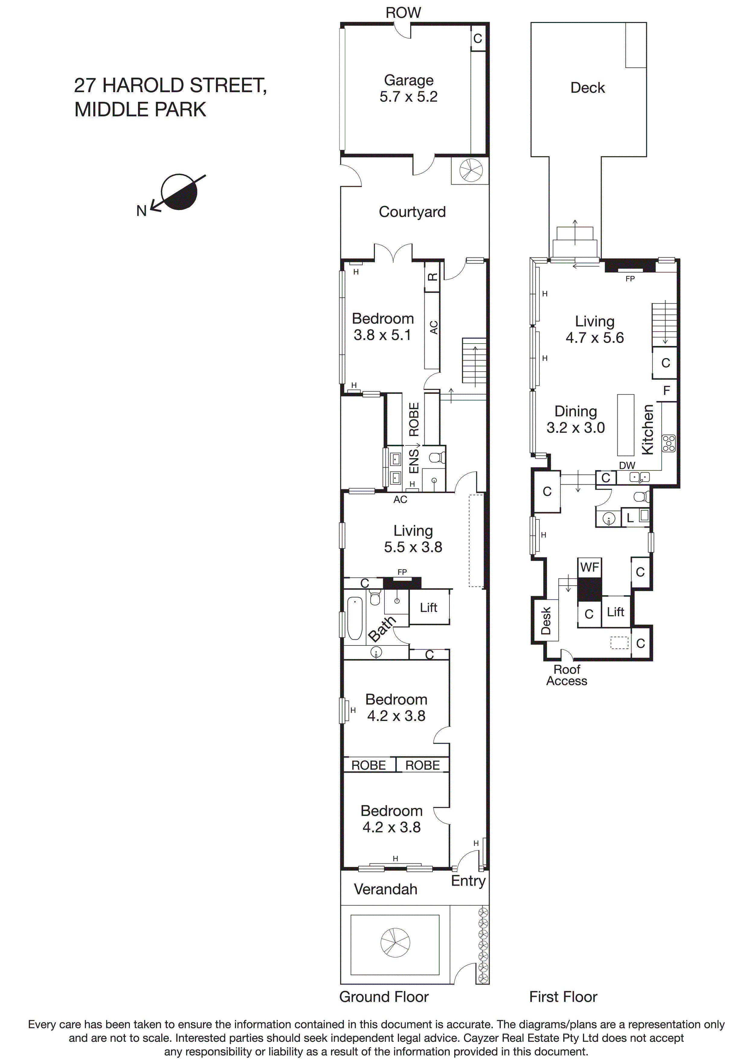 27 Harold Street, MIDDLE PARK VIC 3206 - Floorplan
