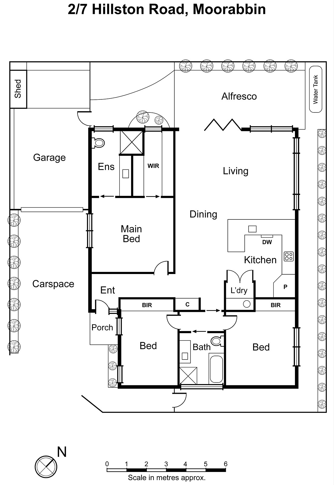 2/7 Hillston Road, Moorabbin VIC 3189 - Floorplan