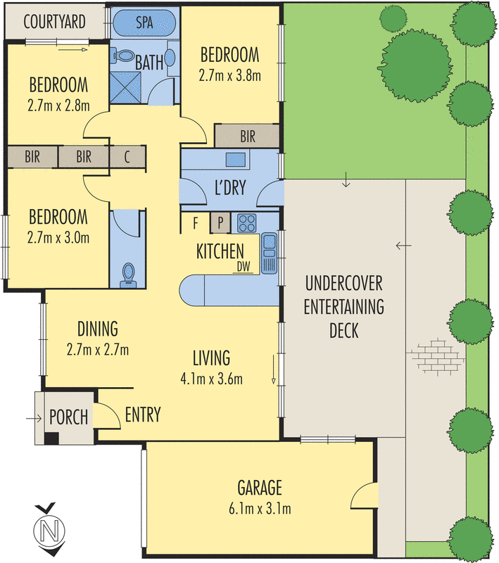 2/7 Jacana Street, Chadstone VIC 3148 - Floorplan