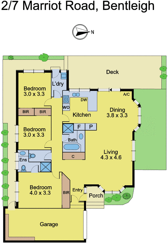 2/7 Marriot Road, Bentleigh VIC 3204 - Floorplan