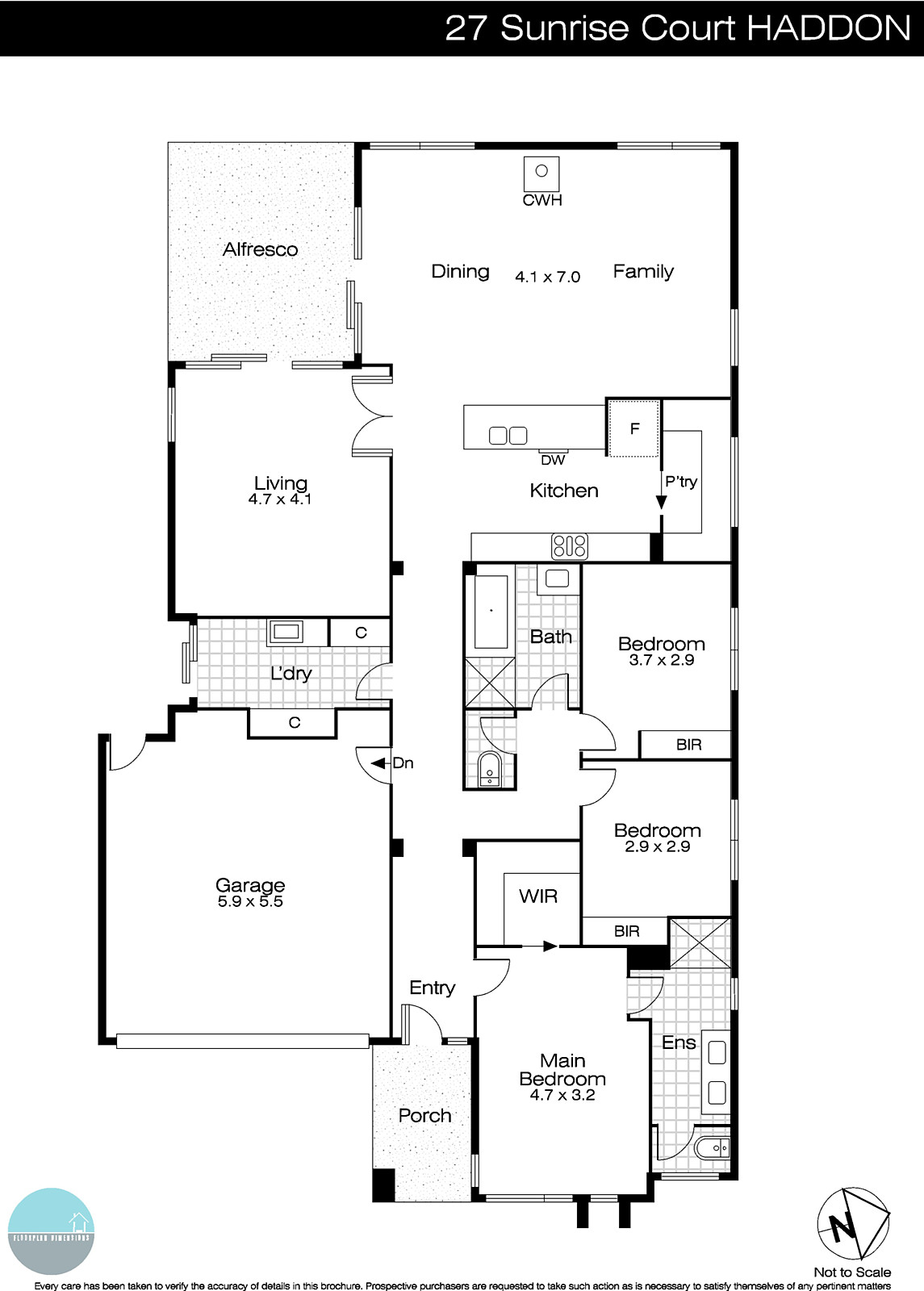 27 sunrise  Court, Haddon VIC 3351 - Floorplan