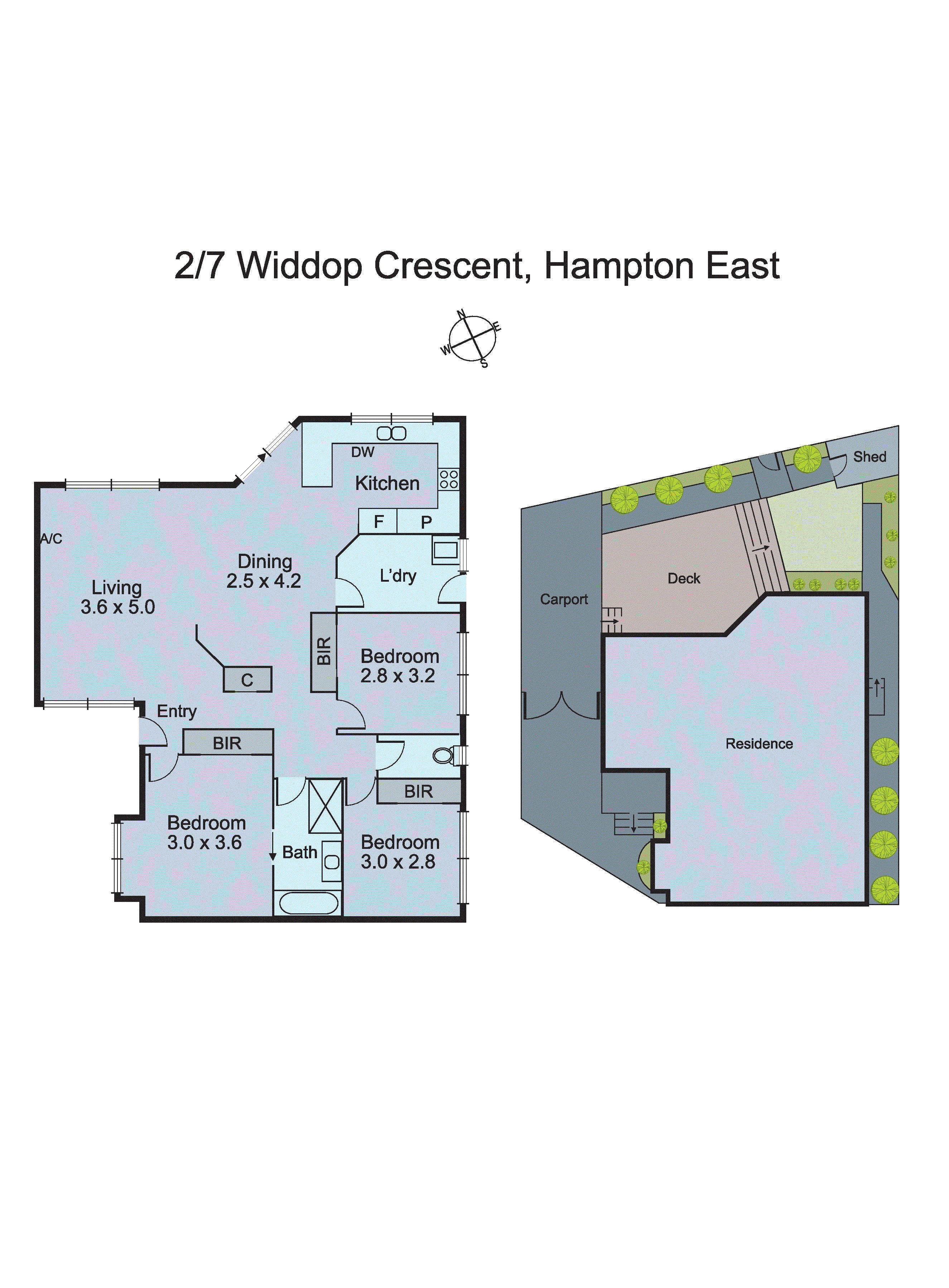2/7 Widdop Crescent, Hampton East VIC 3188 - Floorplan