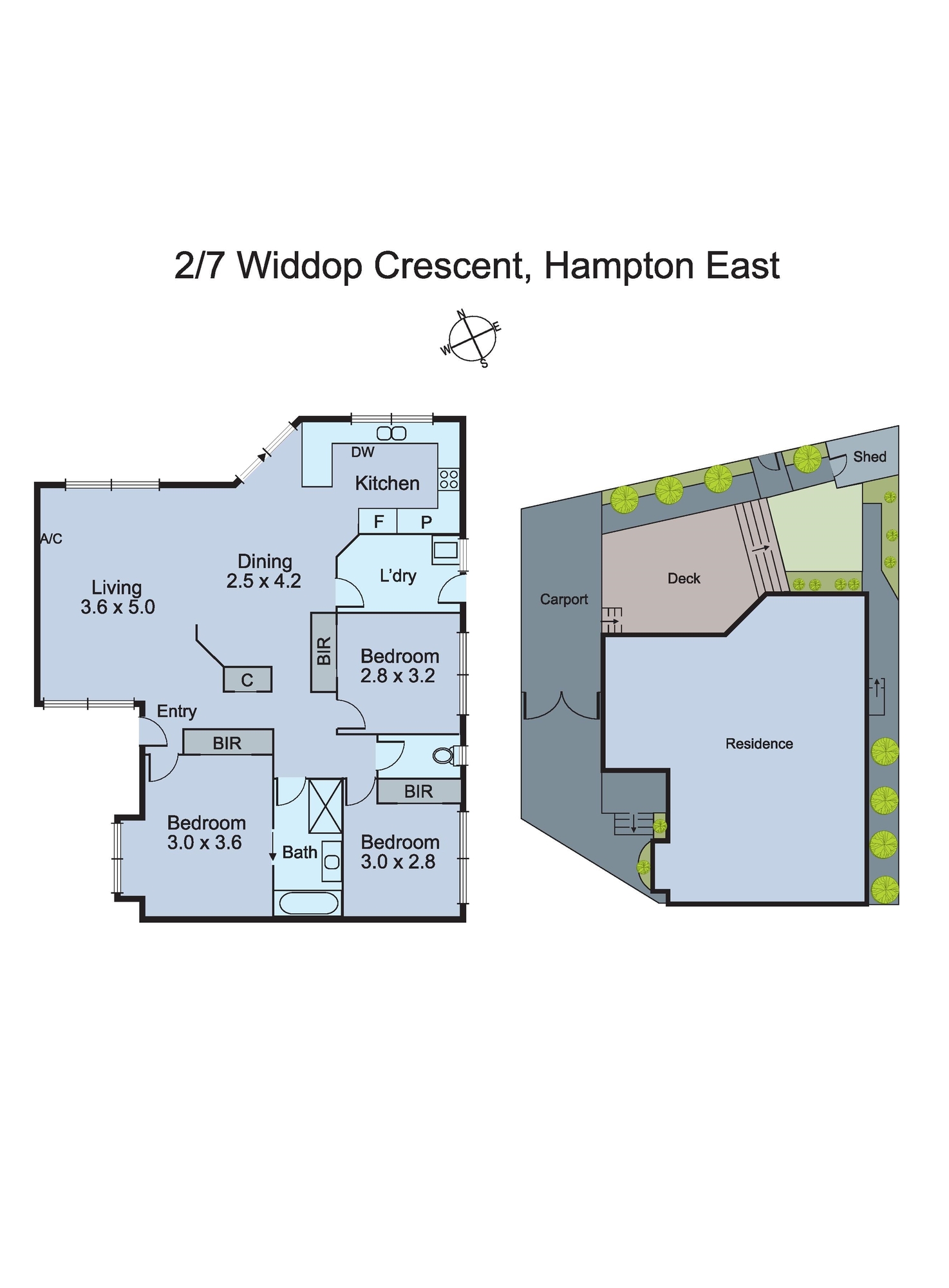 2/7 Widdop Crescent, Hampton East VIC 3188 - Floorplan