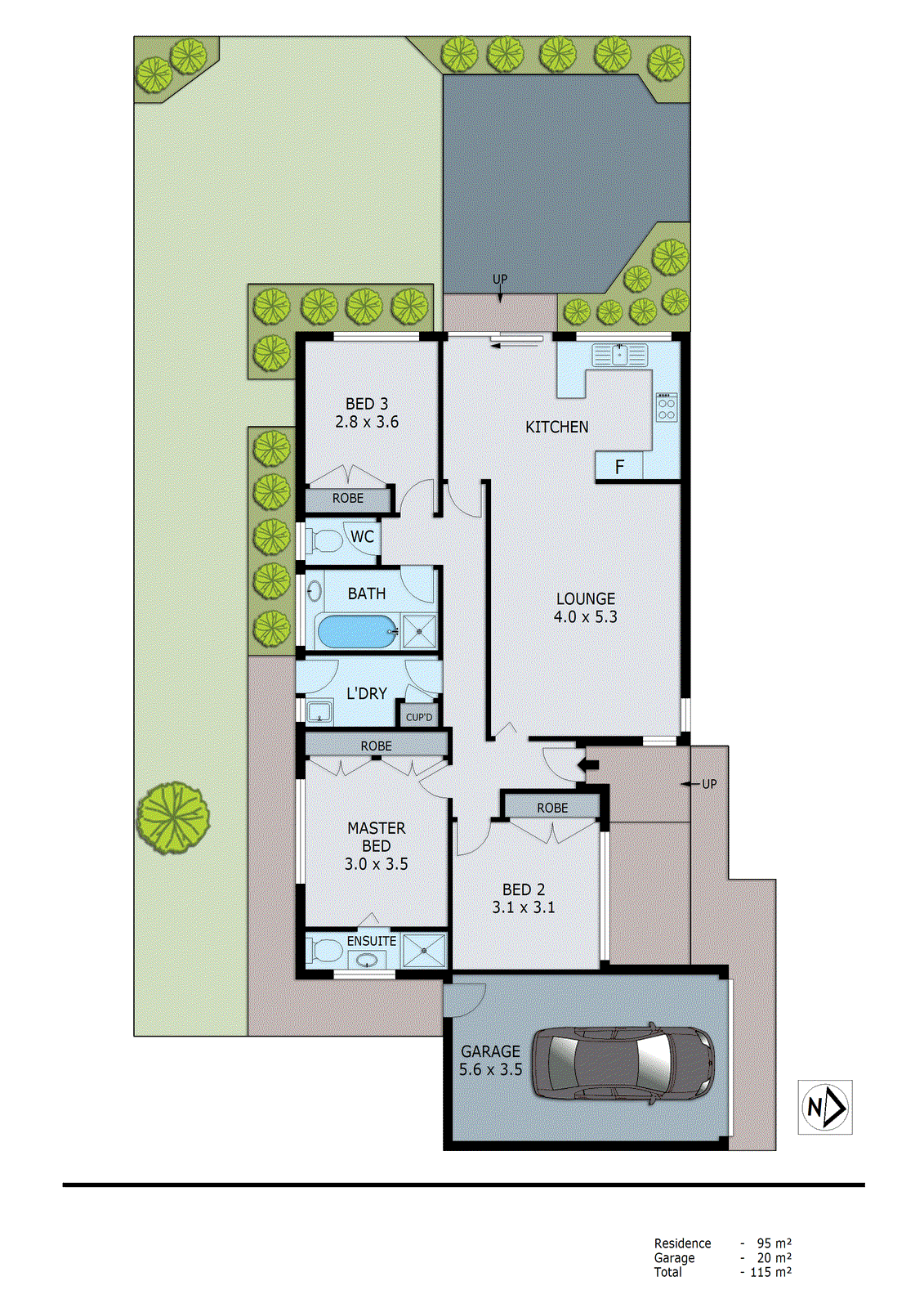 2/70-72 Howard Road, Dingley Village VIC 3172 - Floorplan
