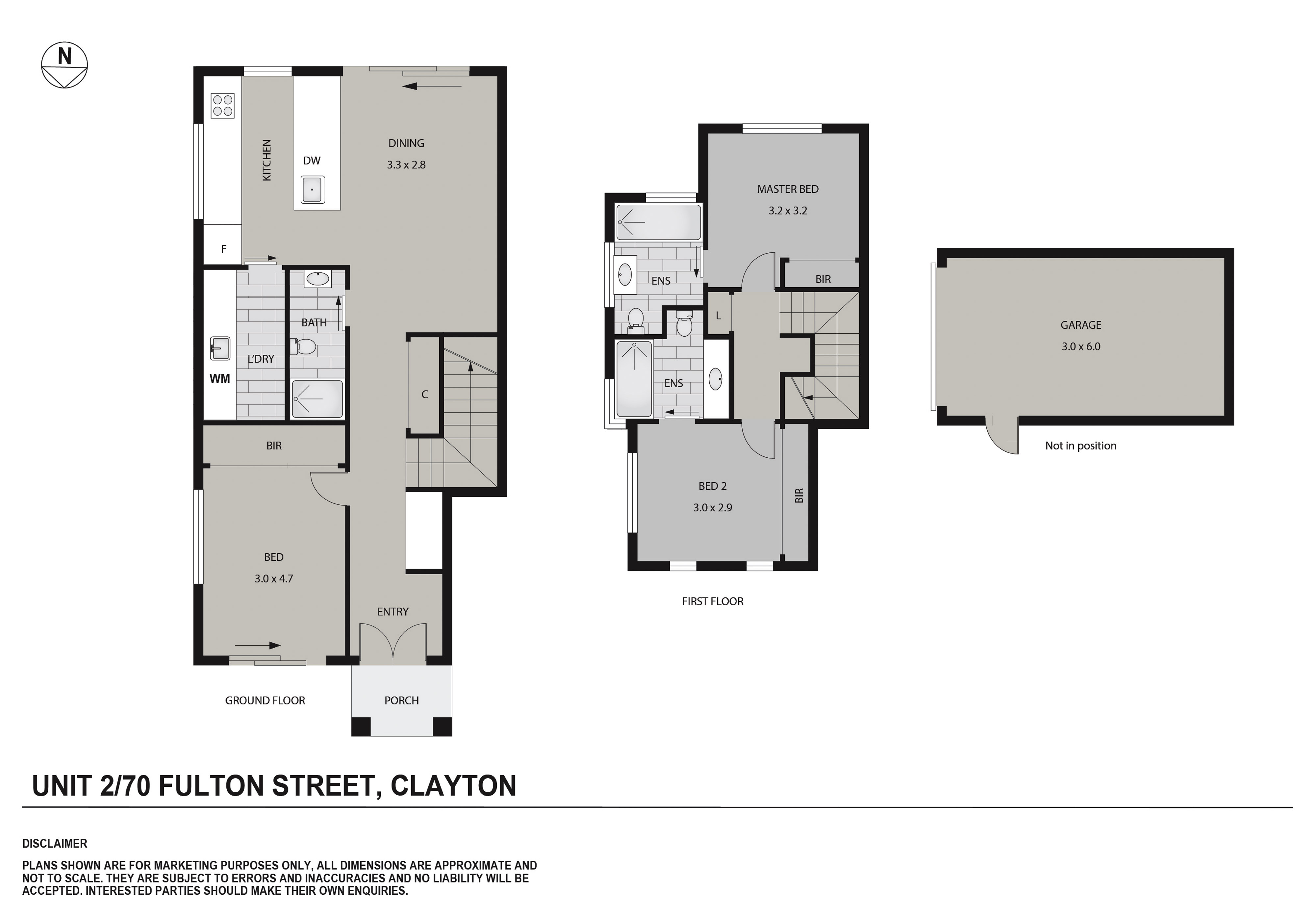 2/70 Fulton Street, Clayton VIC 3168 - Floorplan