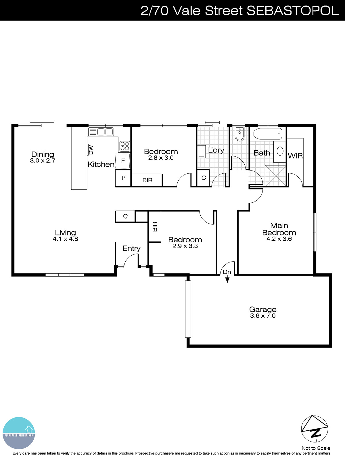 2/70 Vale Street, Sebastopol VIC 3356 - Floorplan