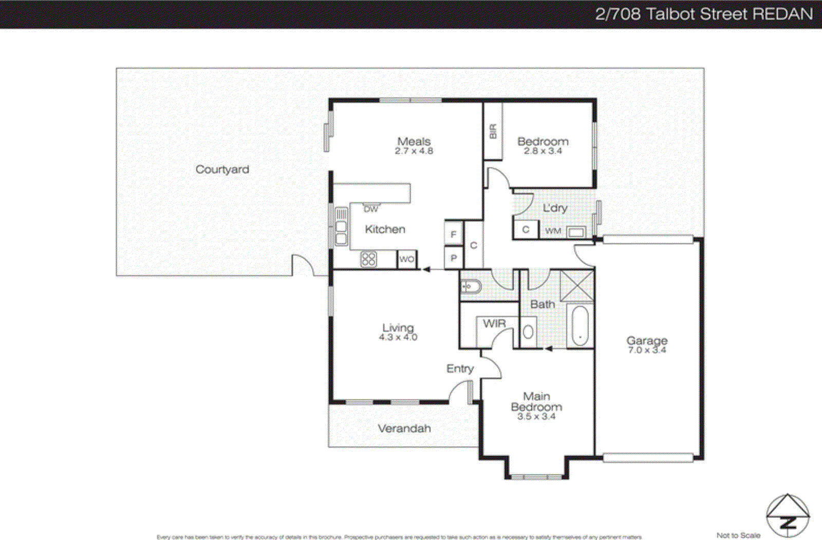 2/708 Talbot Street, Redan VIC 3350 - Floorplan