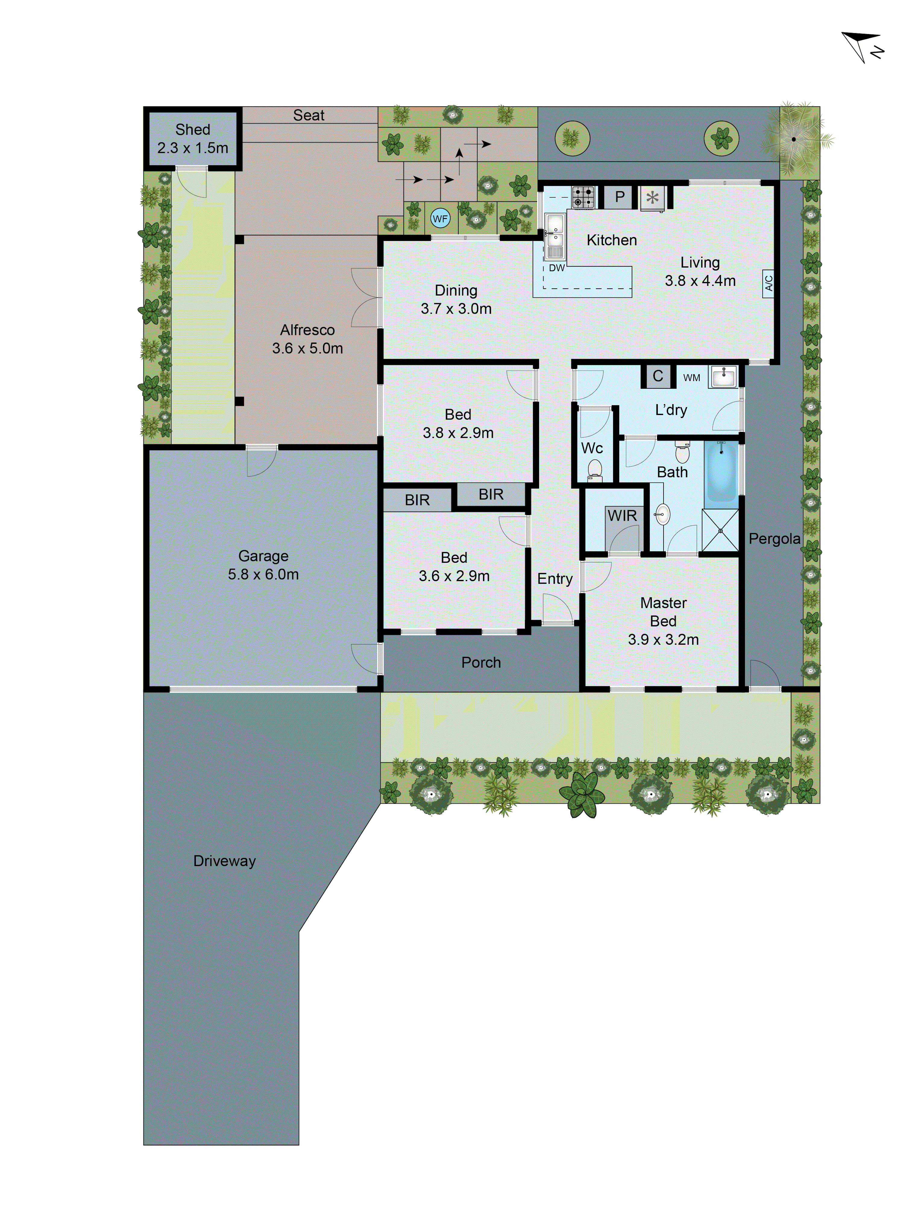 2/71 Rossack Drive, Grovedale VIC 3216 - Floorplan