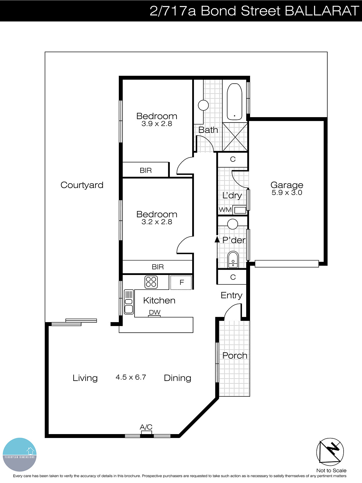 2/717a Bond Street, Mount Pleasant VIC 3350 - Floorplan