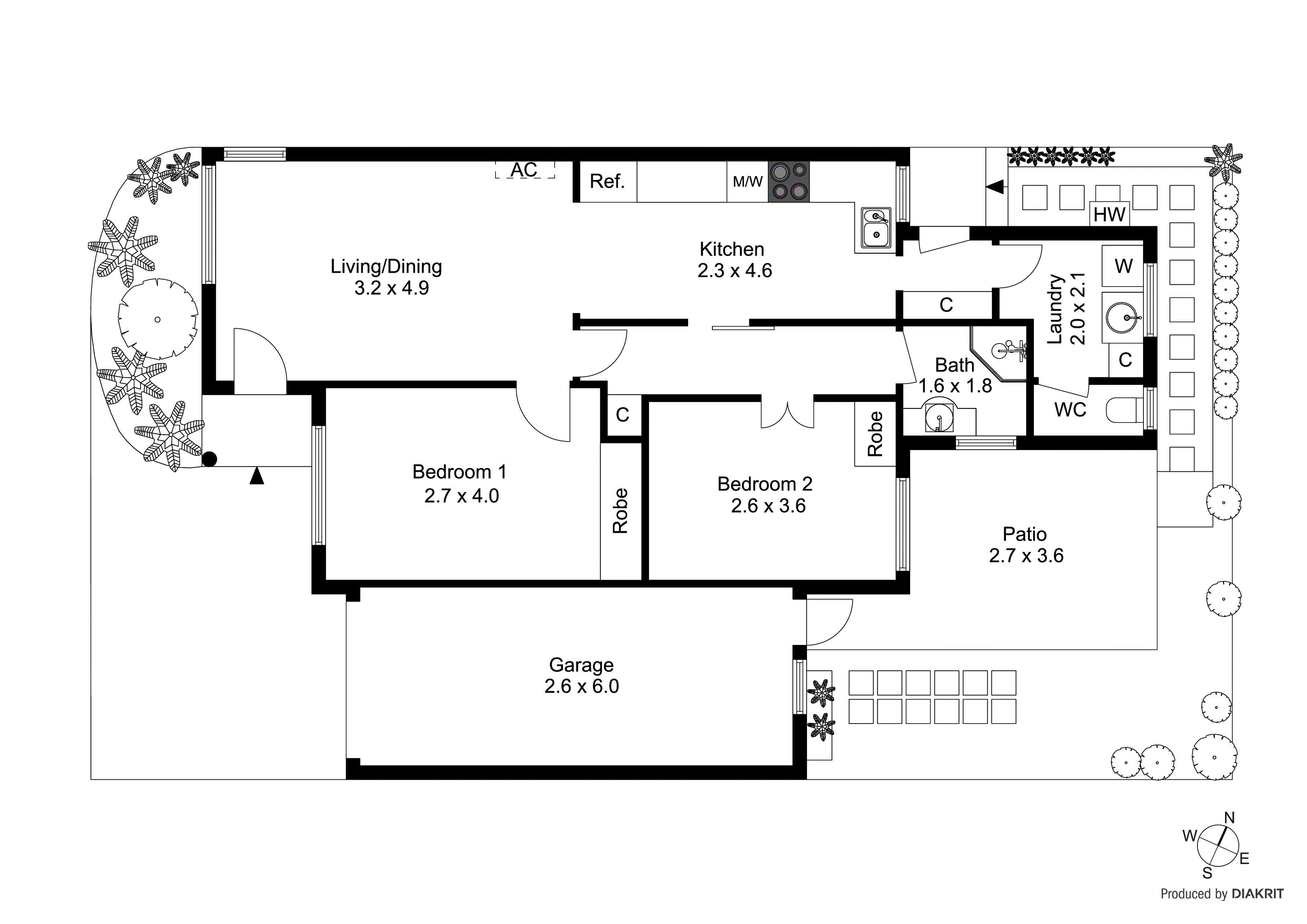 2/76 Catherine Avenue, Chelsea VIC 3196 - Floorplan