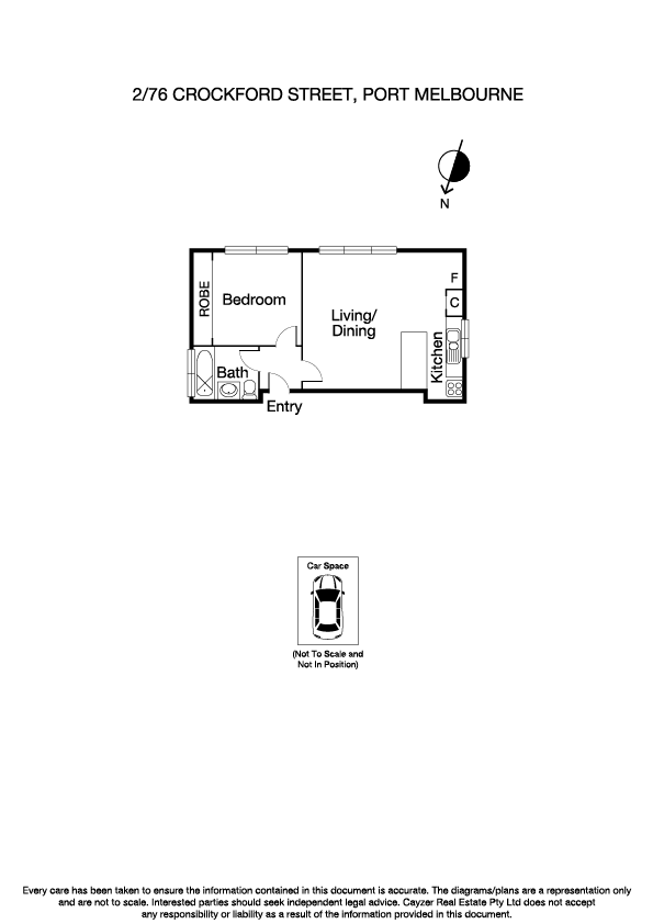 2/76 Crockford Street, PORT MELBOURNE VIC 3207 - Floorplan