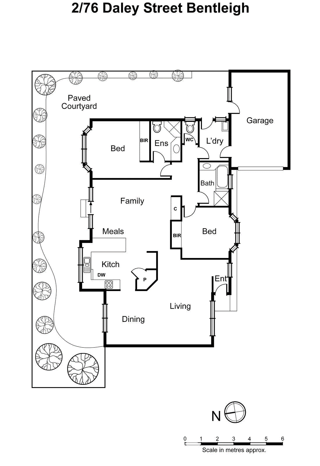 2/76 Daley Street, Bentleigh VIC 3204 - Floorplan