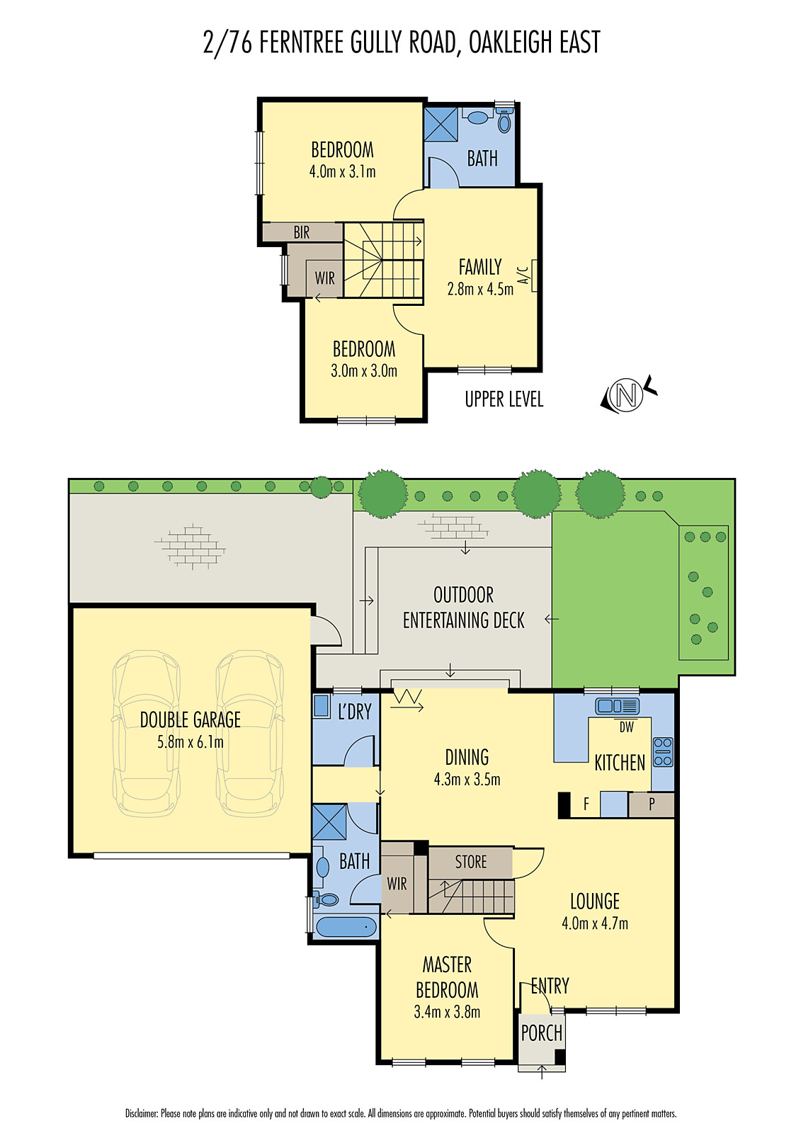 2/76 Ferntree Gully Road, Oakleigh East VIC 3166 - Floorplan