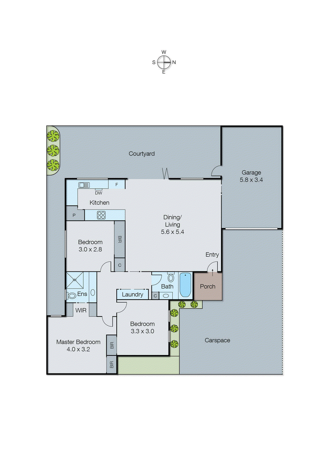 2/76 Turner Road, Highett VIC 3190 - Floorplan