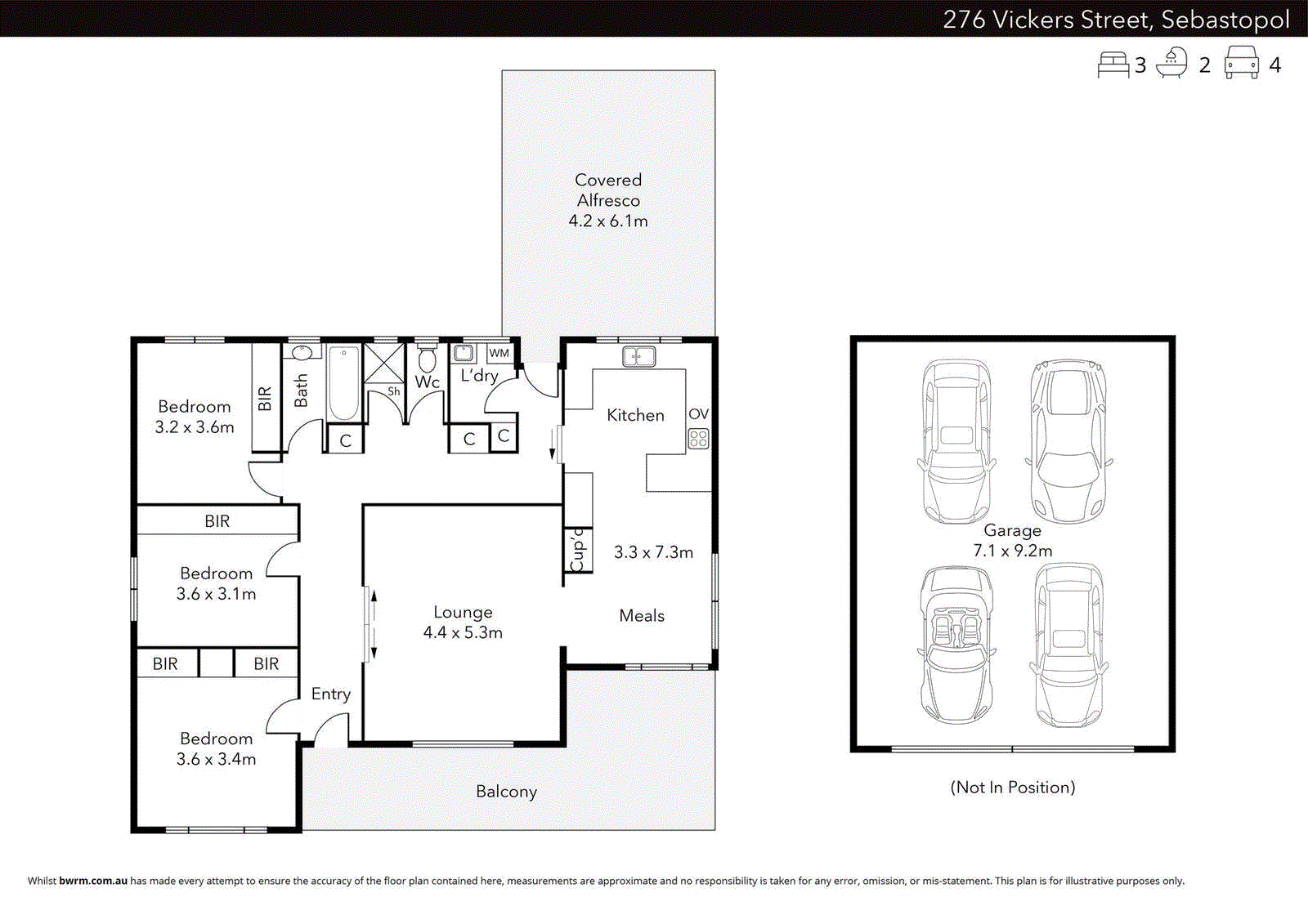 276 Vickers Street, Sebastopol VIC 3356 - Floorplan