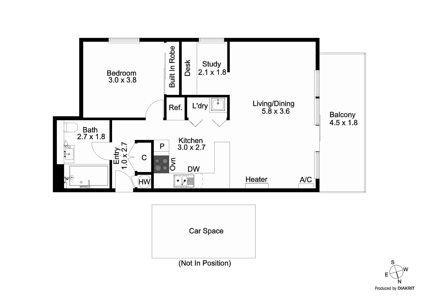27/62 Wellington Street, St Kilda VIC 3182 - Floorplan