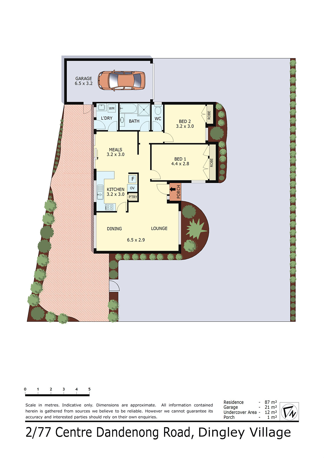 2/77 Centre Dandenong Road, Dingley Village VIC 3172 - Floorplan