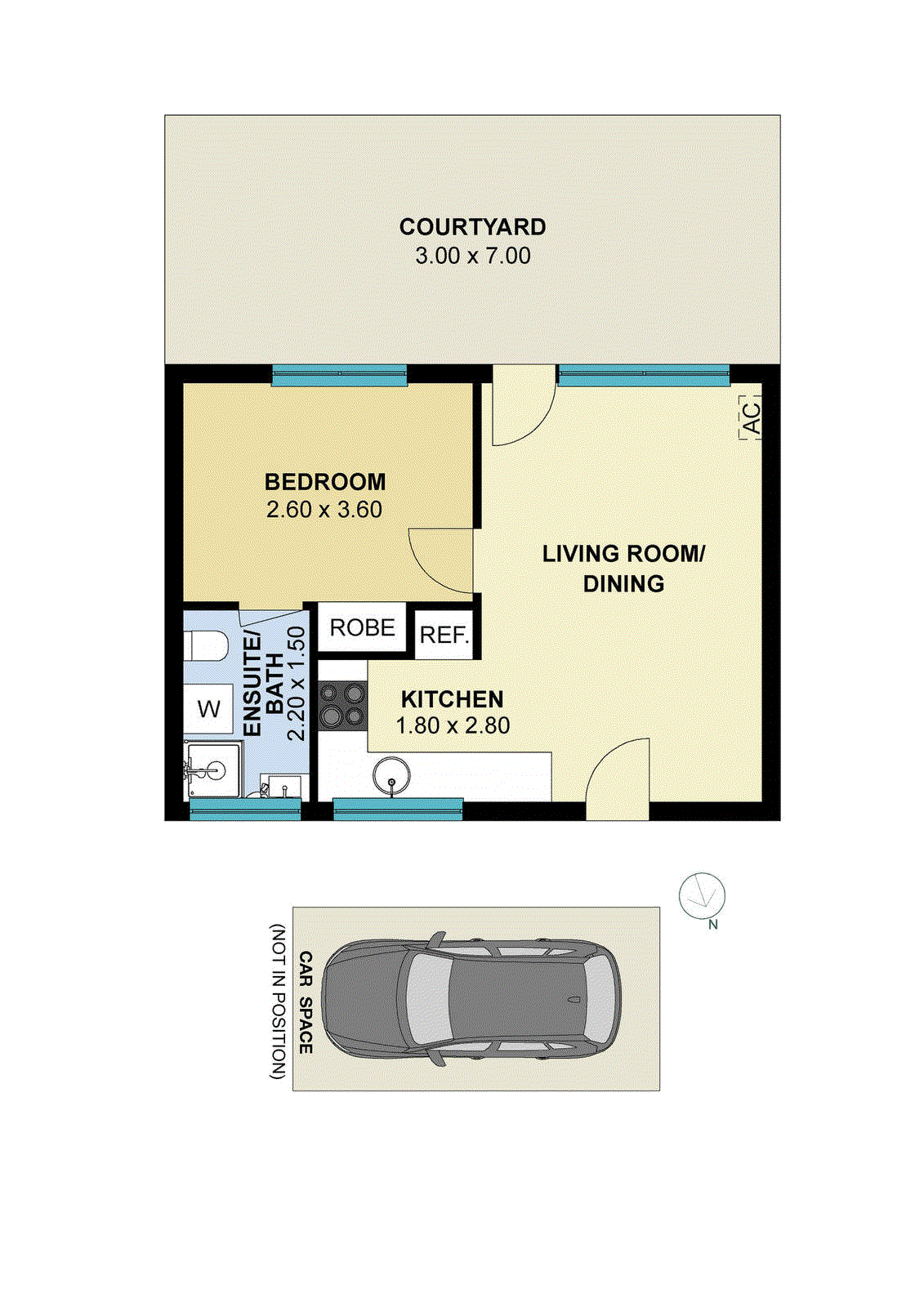 2/77 Edgar Street North, Glen Iris VIC 3146 - Floorplan